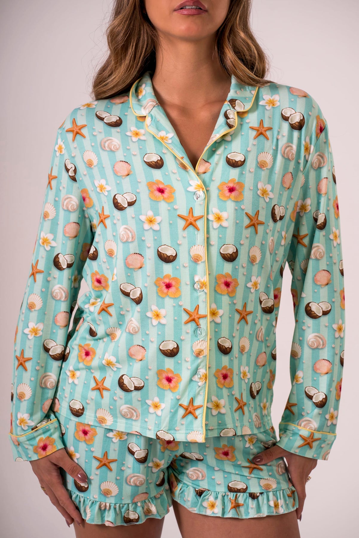 Endless Summer Bamboo Pyjama Long Sleeve Shirt