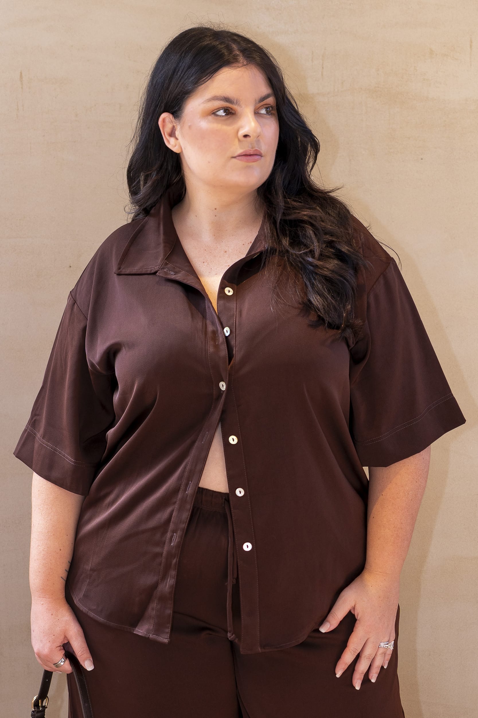 Espresso Button Up Shirt