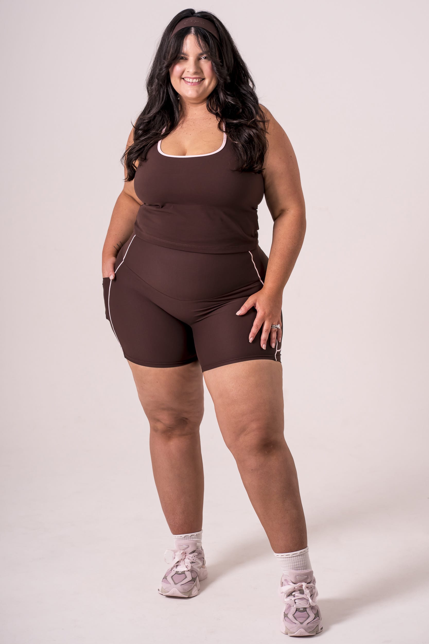 Espresso Duo Dynamic Pocket Curve 6" Shorts