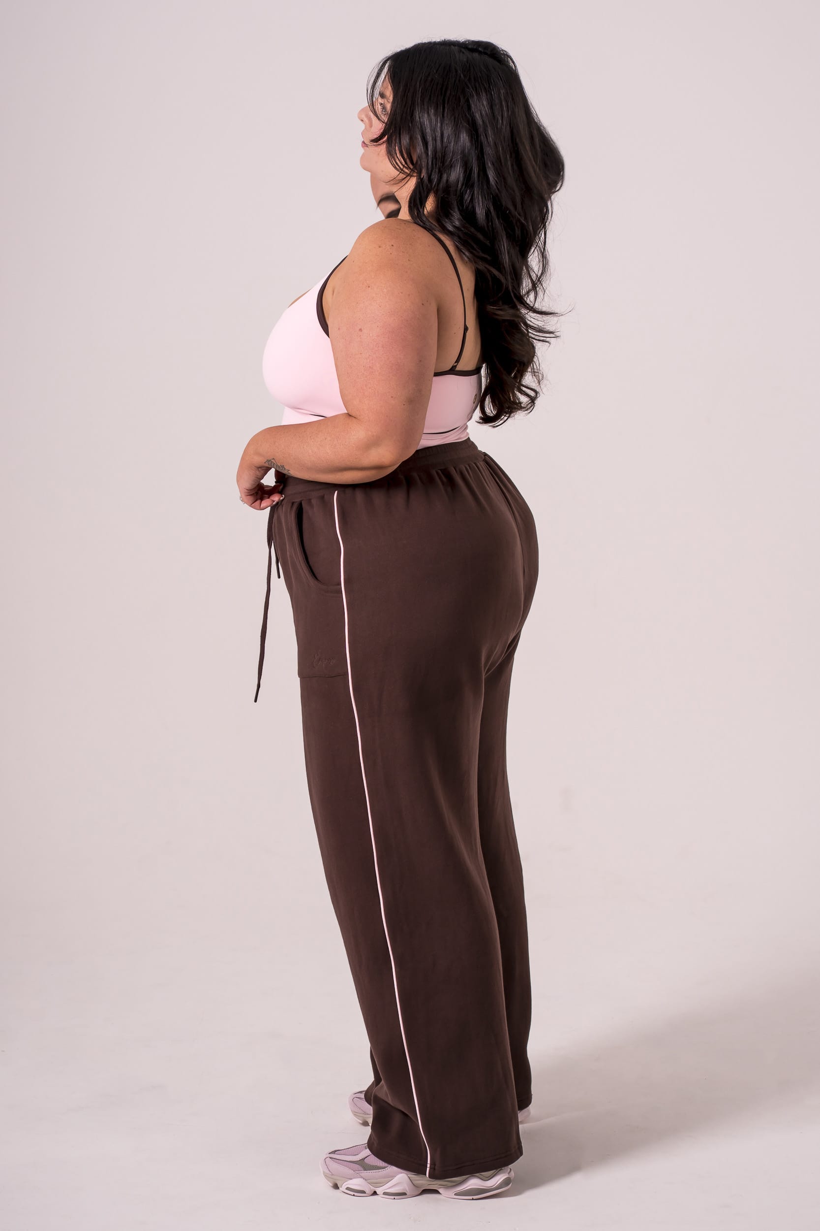 Espresso Duo Wide Leg Lounge Pants
