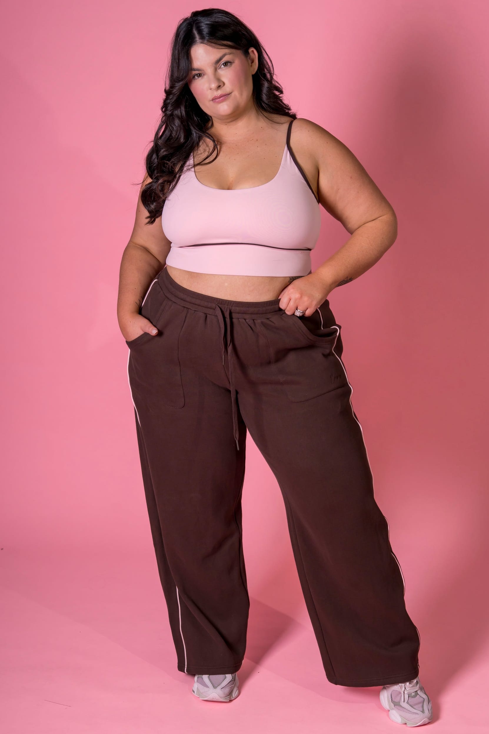 Espresso Duo Wide Leg Lounge Pants