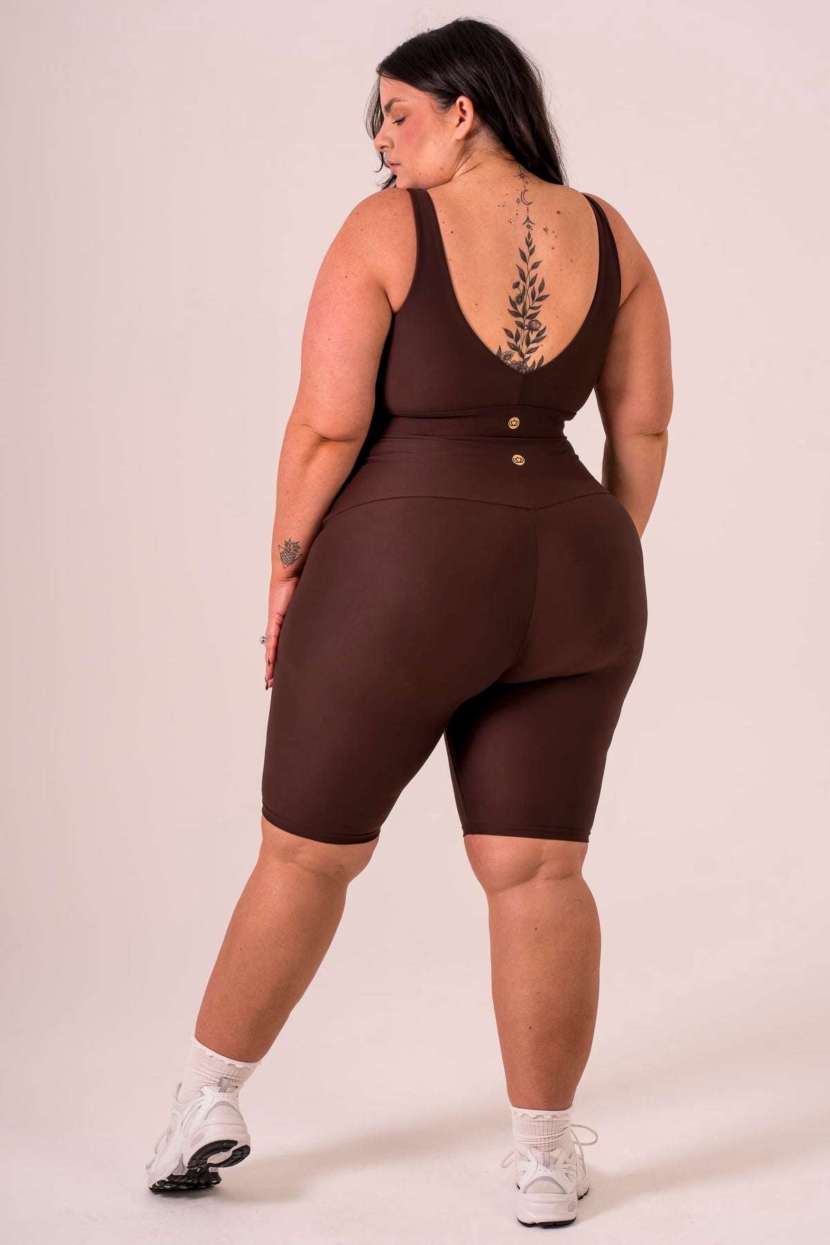 Espresso Dynamic Extra High Waisted Bike Shorts
