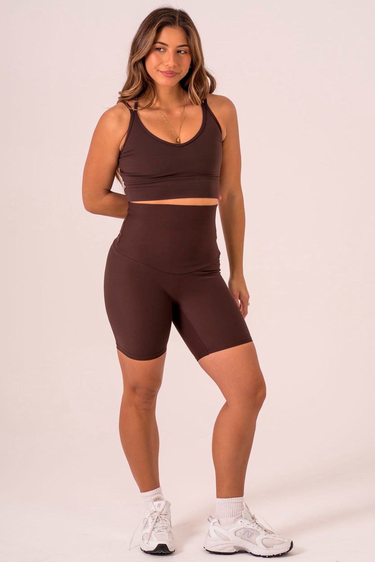 Espresso Dynamic Extra High Waisted Booty Shorts