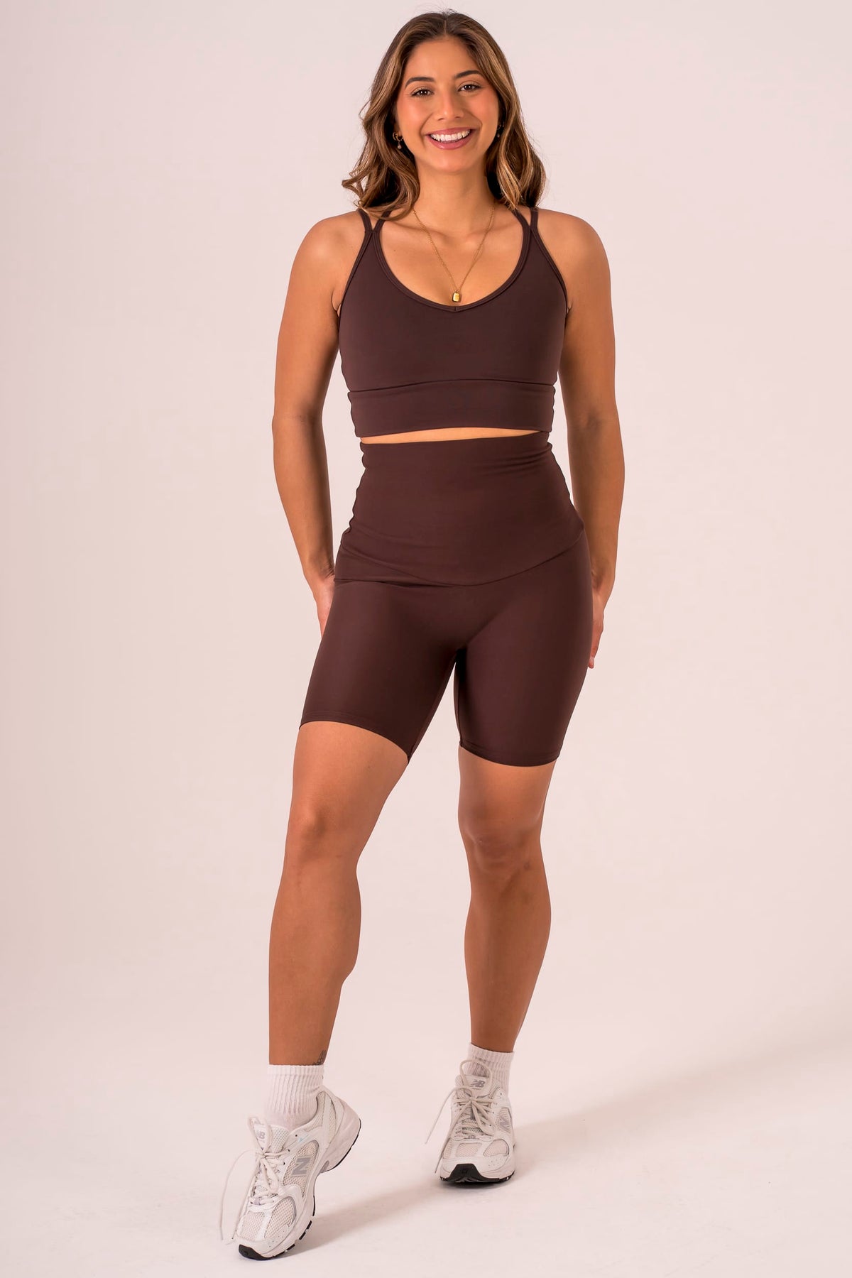 Espresso Dynamic Extra High Waisted Booty Shorts