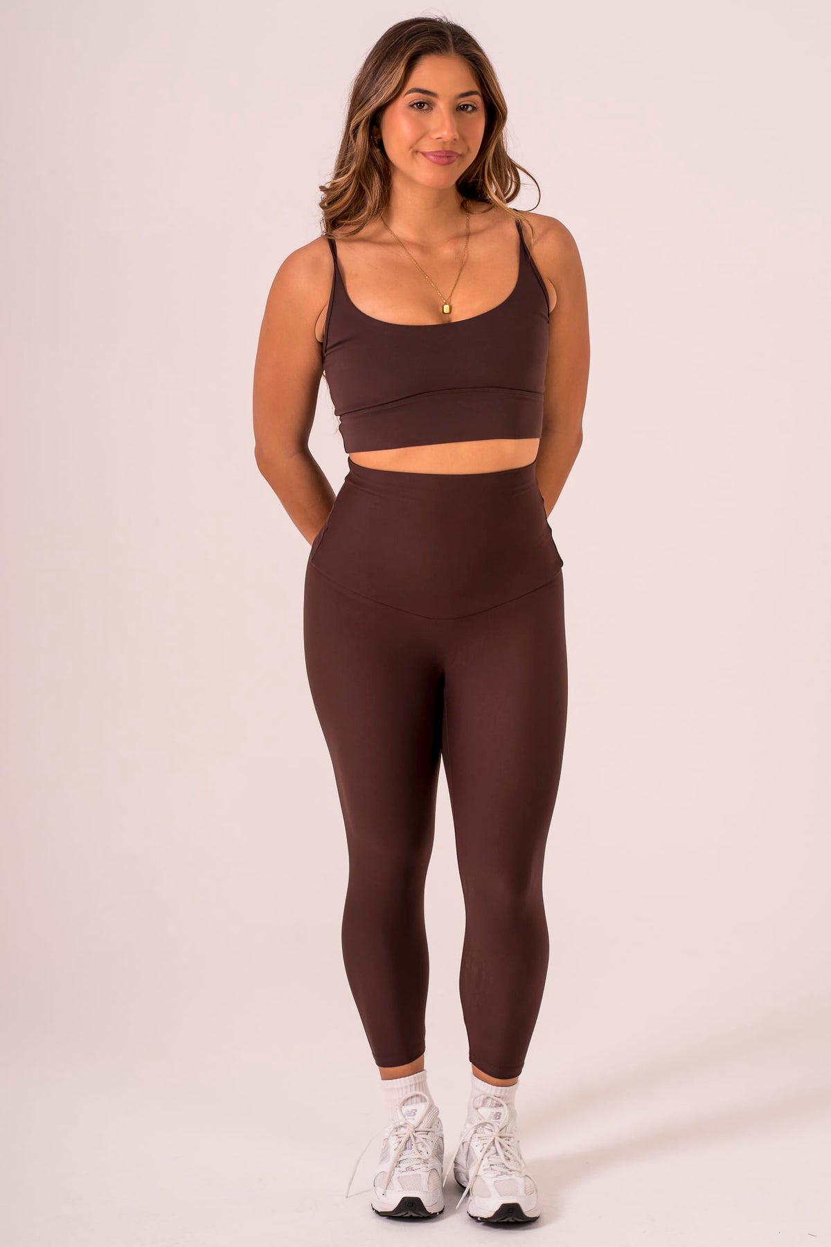 Espresso Dynamic Extra High Waisted Capri Leggings