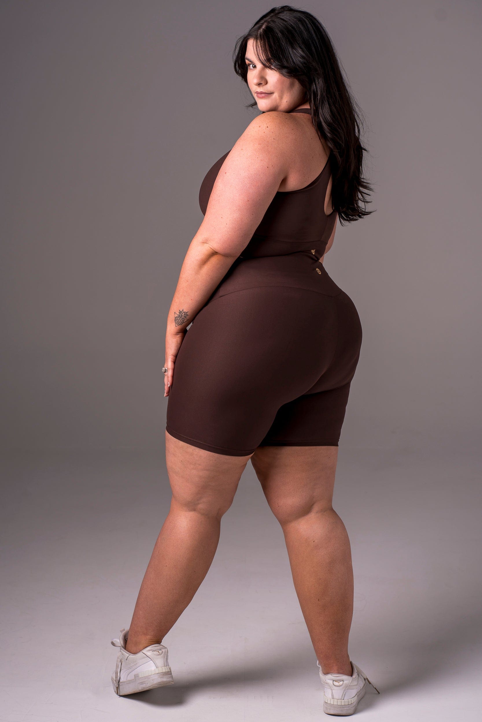 Espresso Dynamic High Waisted Booty Shorts