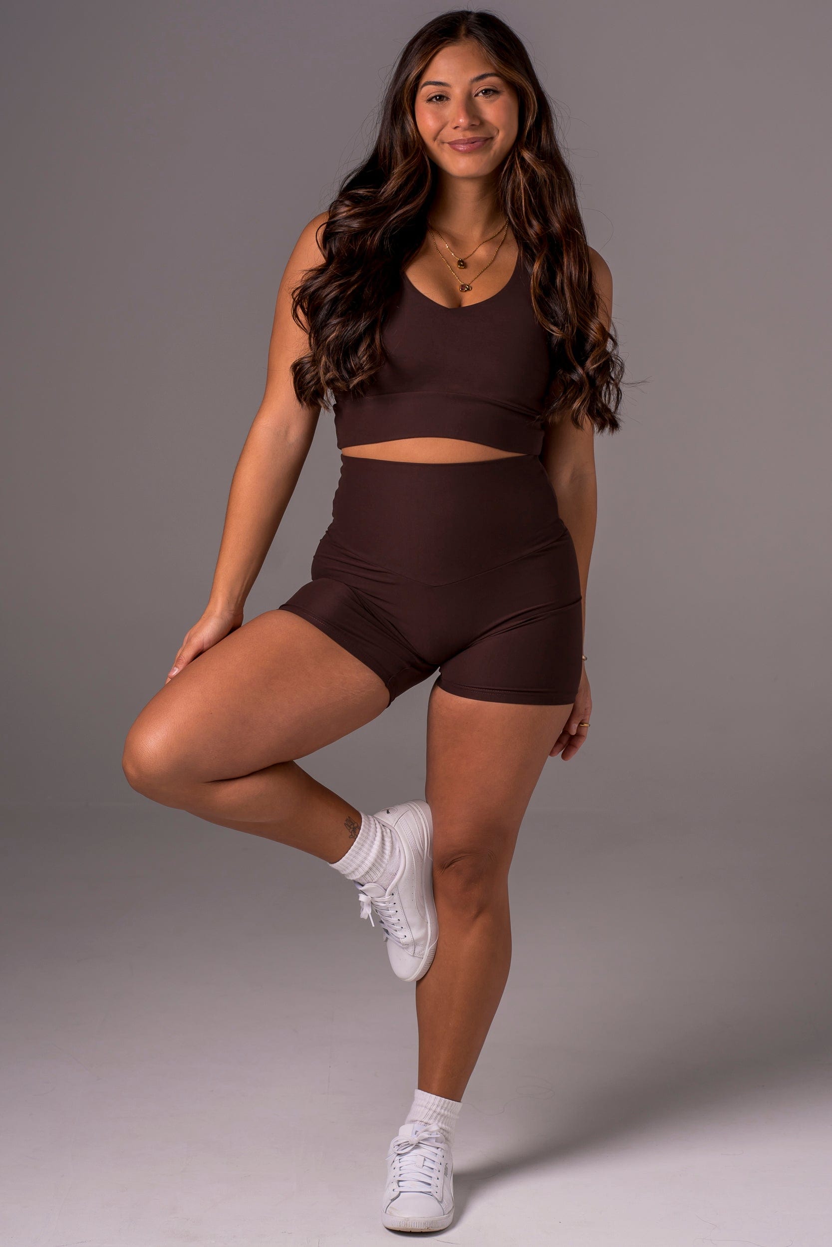 Espresso Dynamic High Waisted Shorties