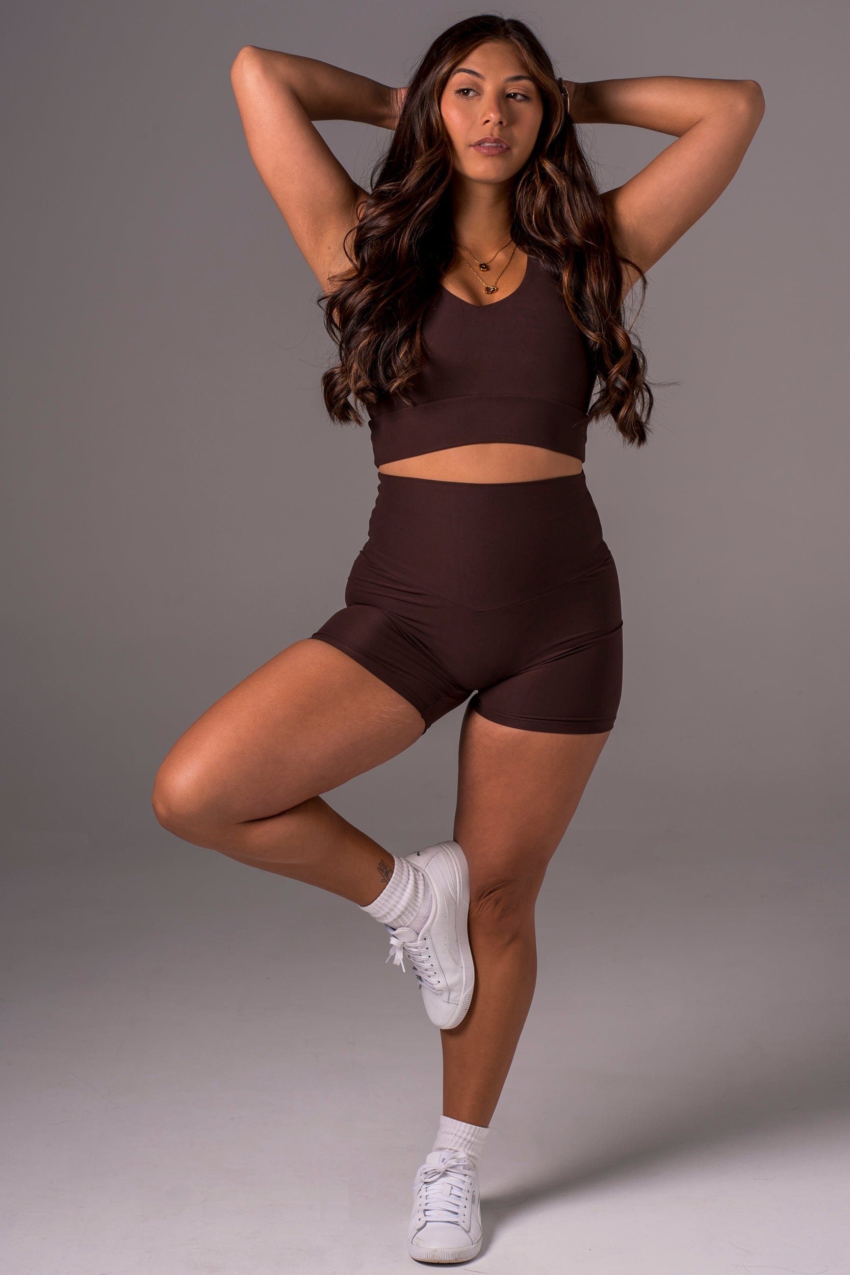Espresso Dynamic High Waisted Shorties