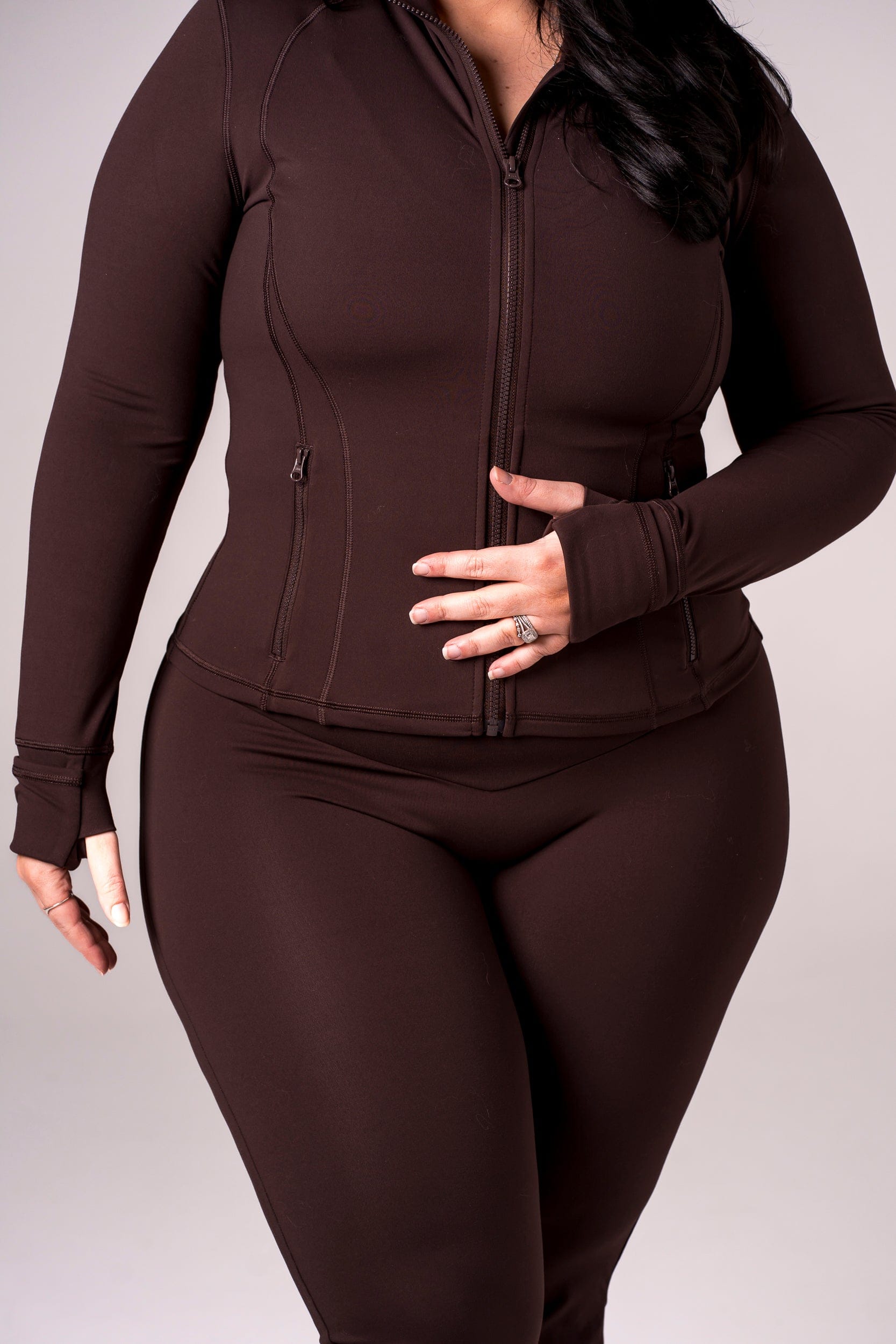 Espresso Luxe Active Jacket
