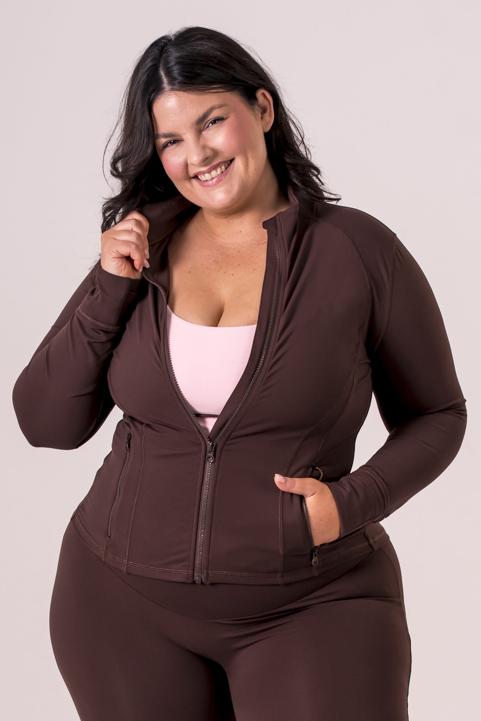 Espresso Luxe Active Jacket