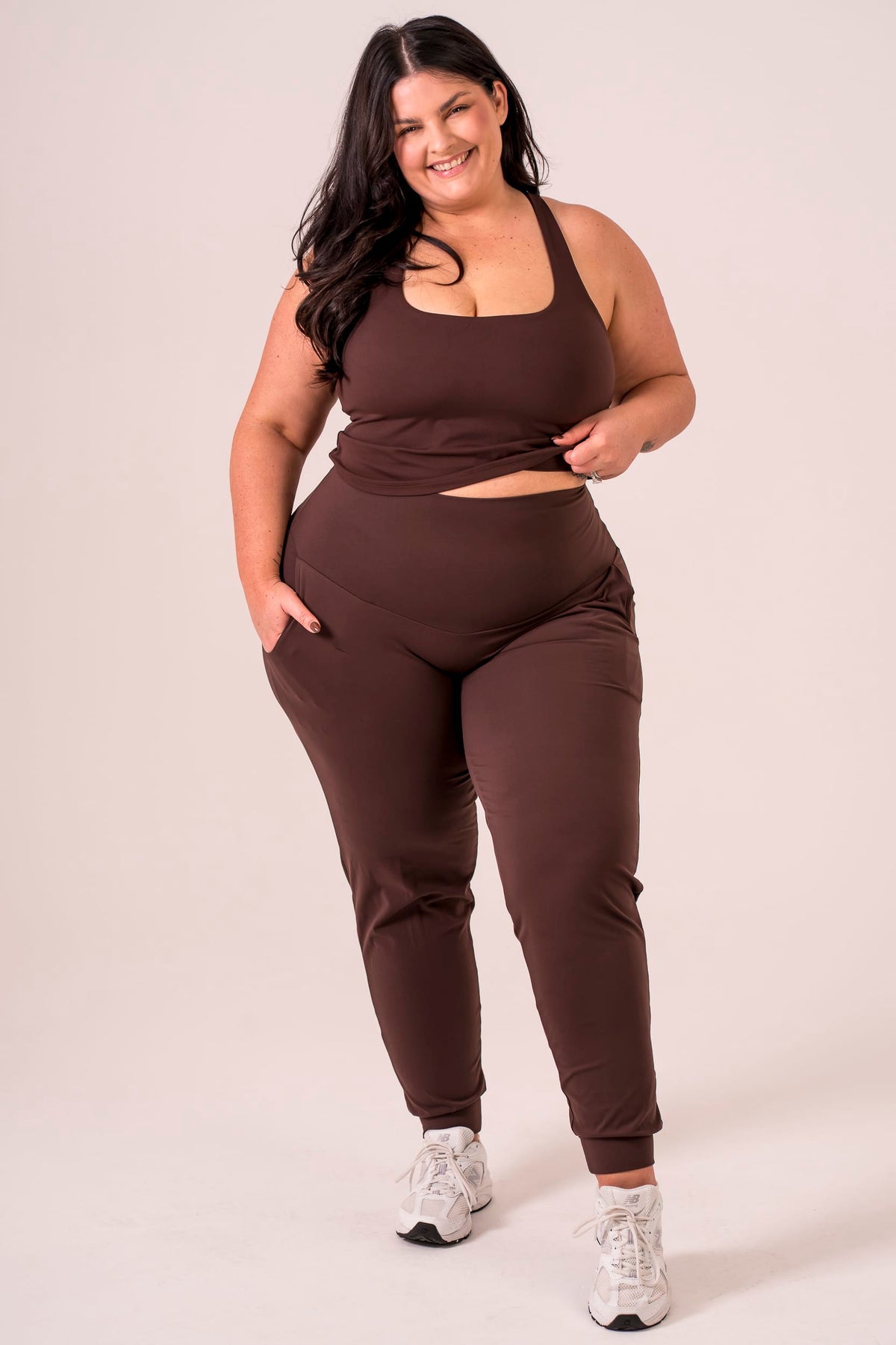 Espresso Luxe Long Jogger