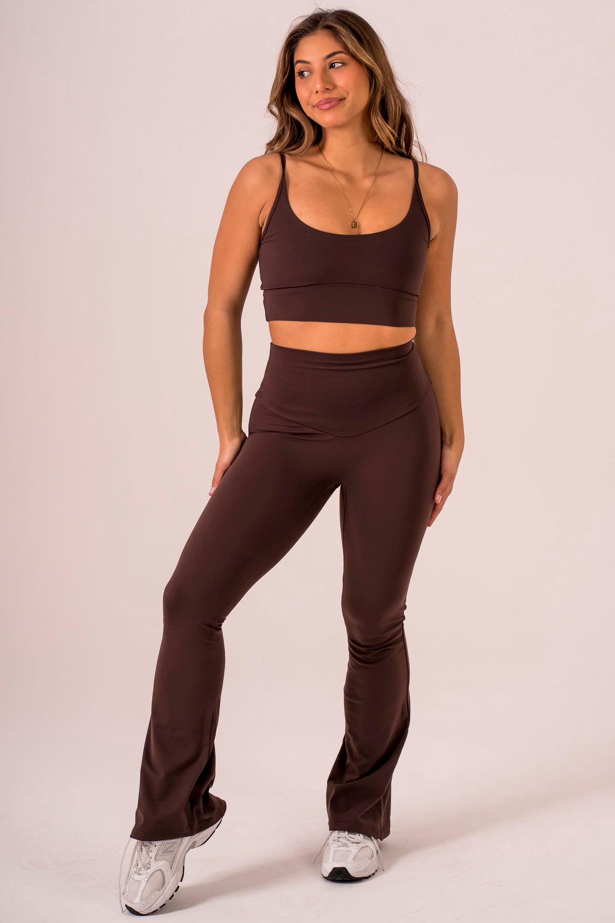 Espresso Luxe Pocket Bootleg Pants
