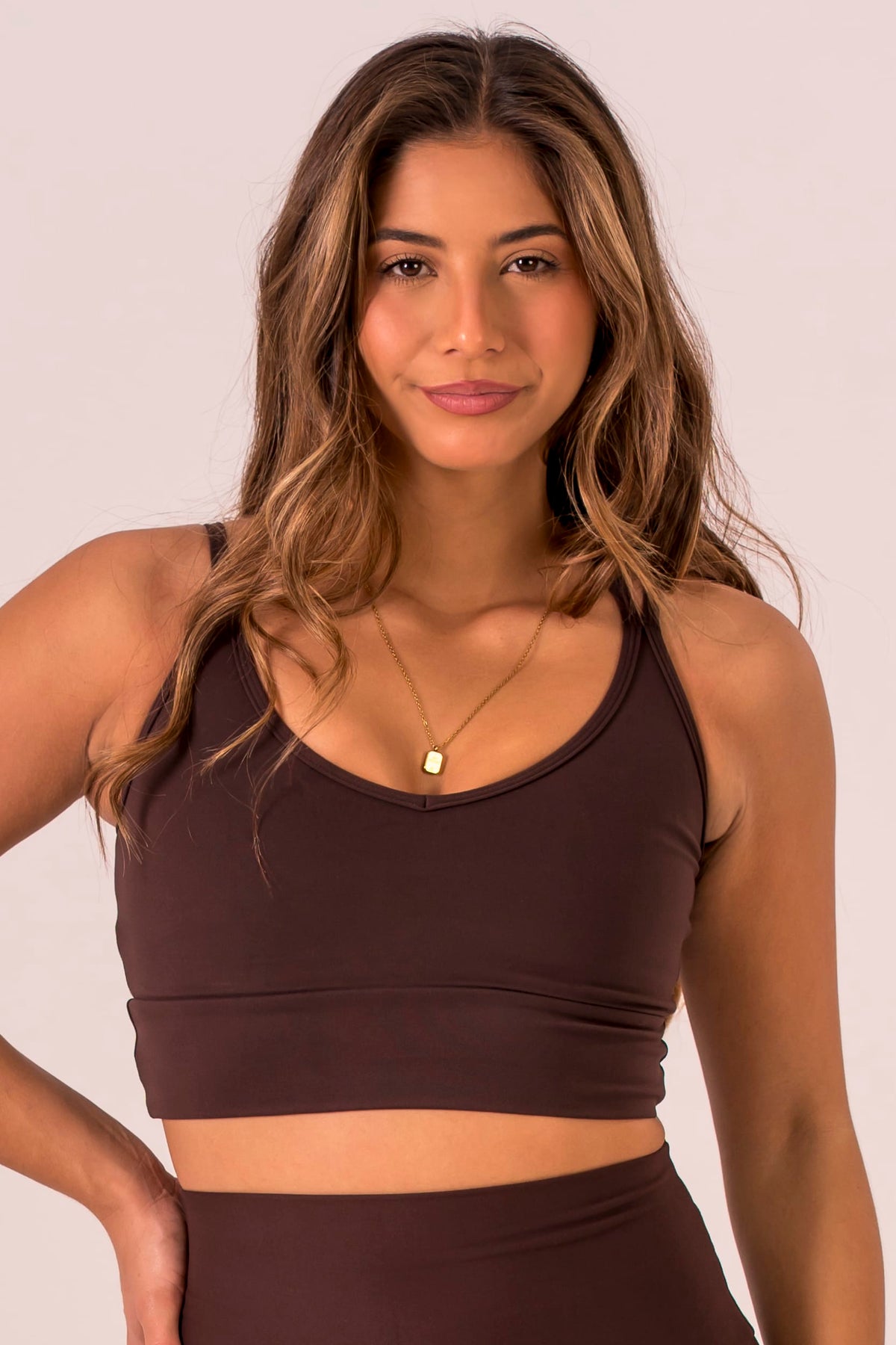 Espresso Luxe Sienna Crop