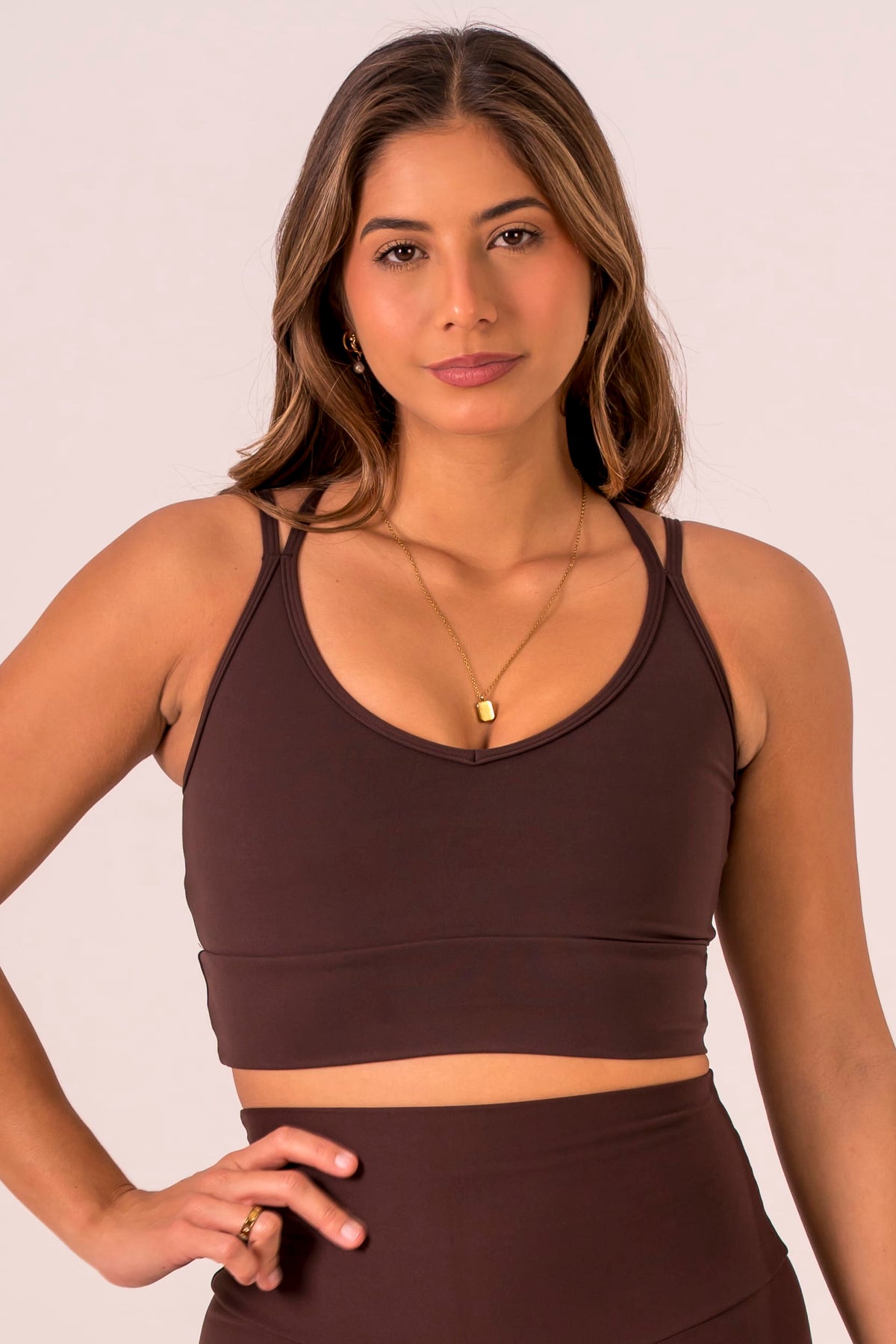 Espresso Luxe Sienna Crop