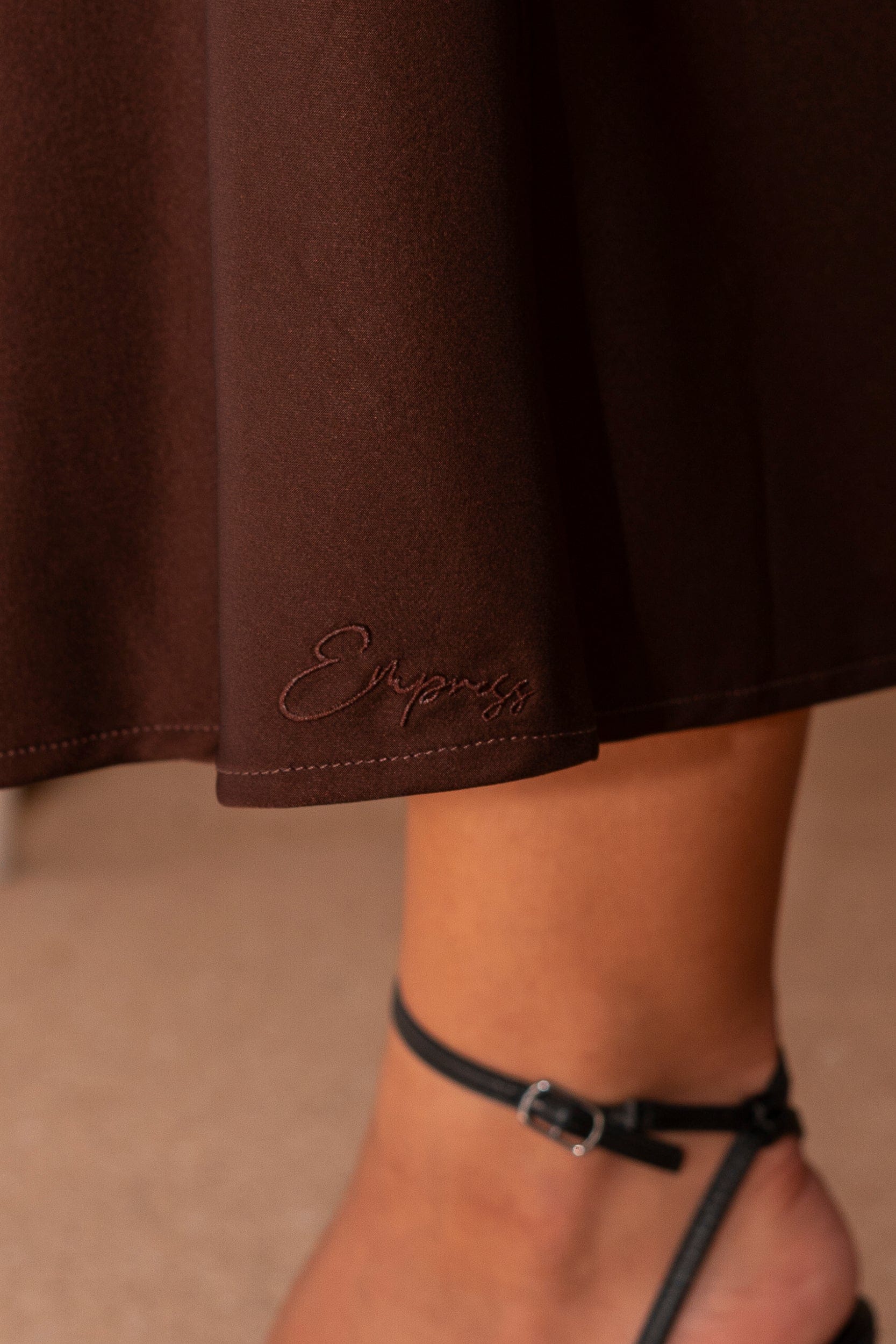 Espresso Martini V Neck Dress