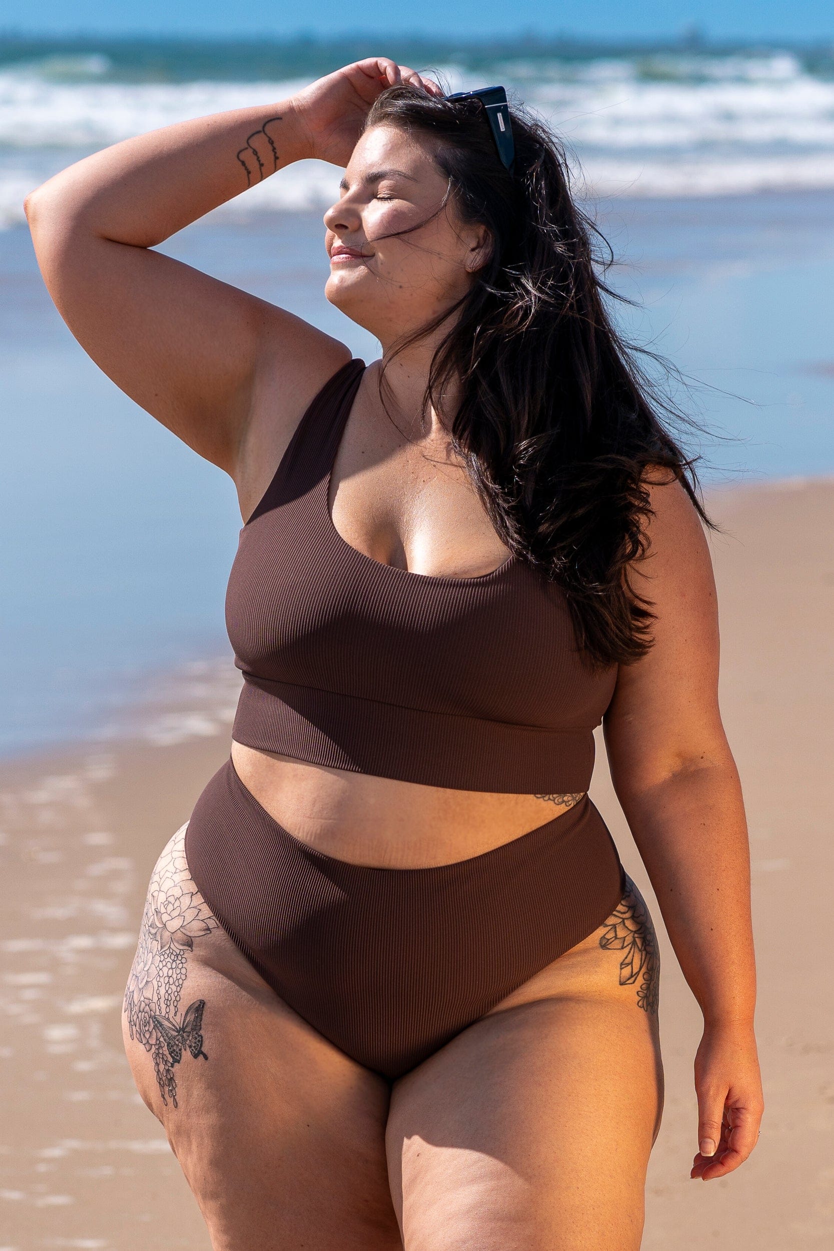 Espresso Reversible Bikini Top