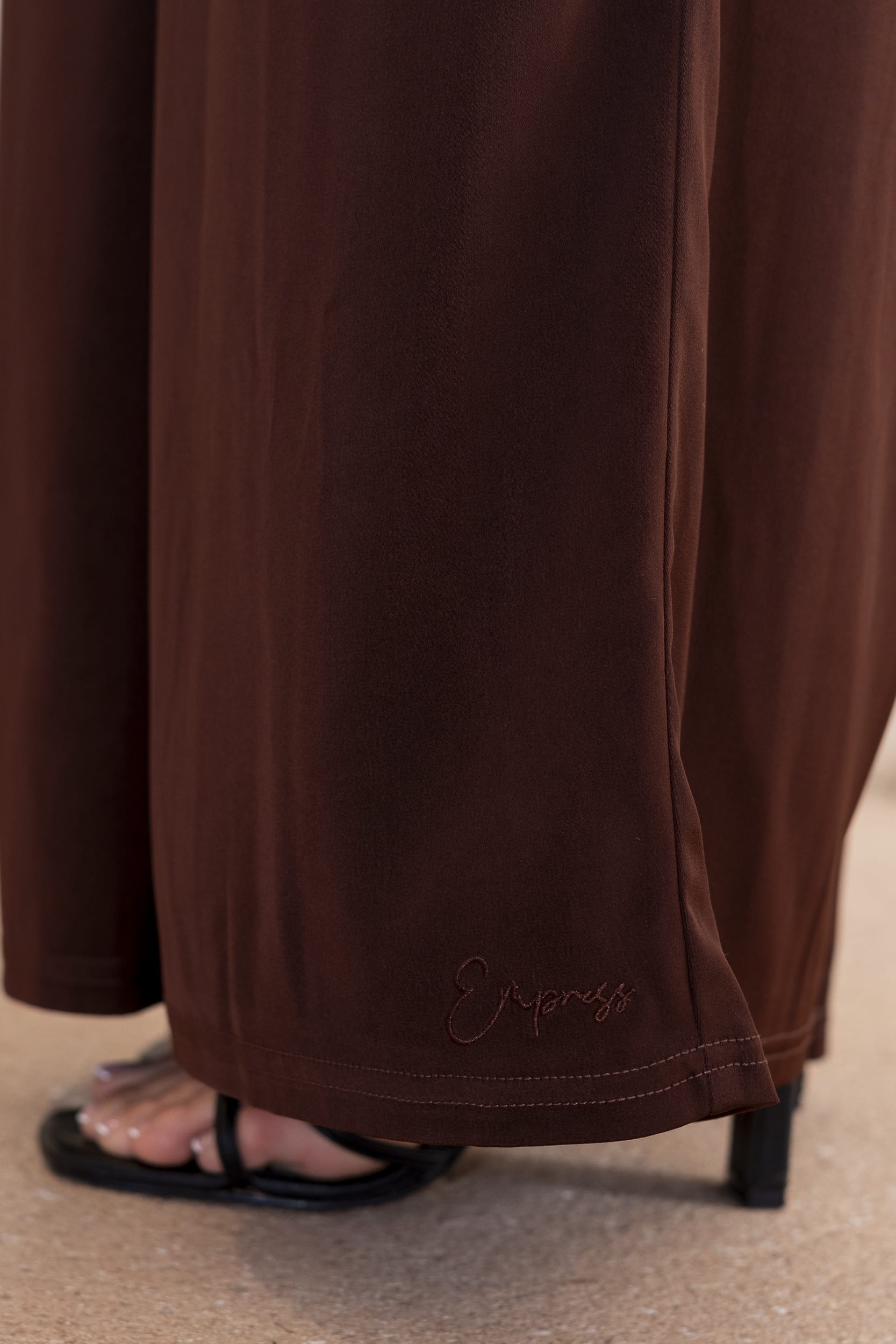 Espresso Wide Leg Pants