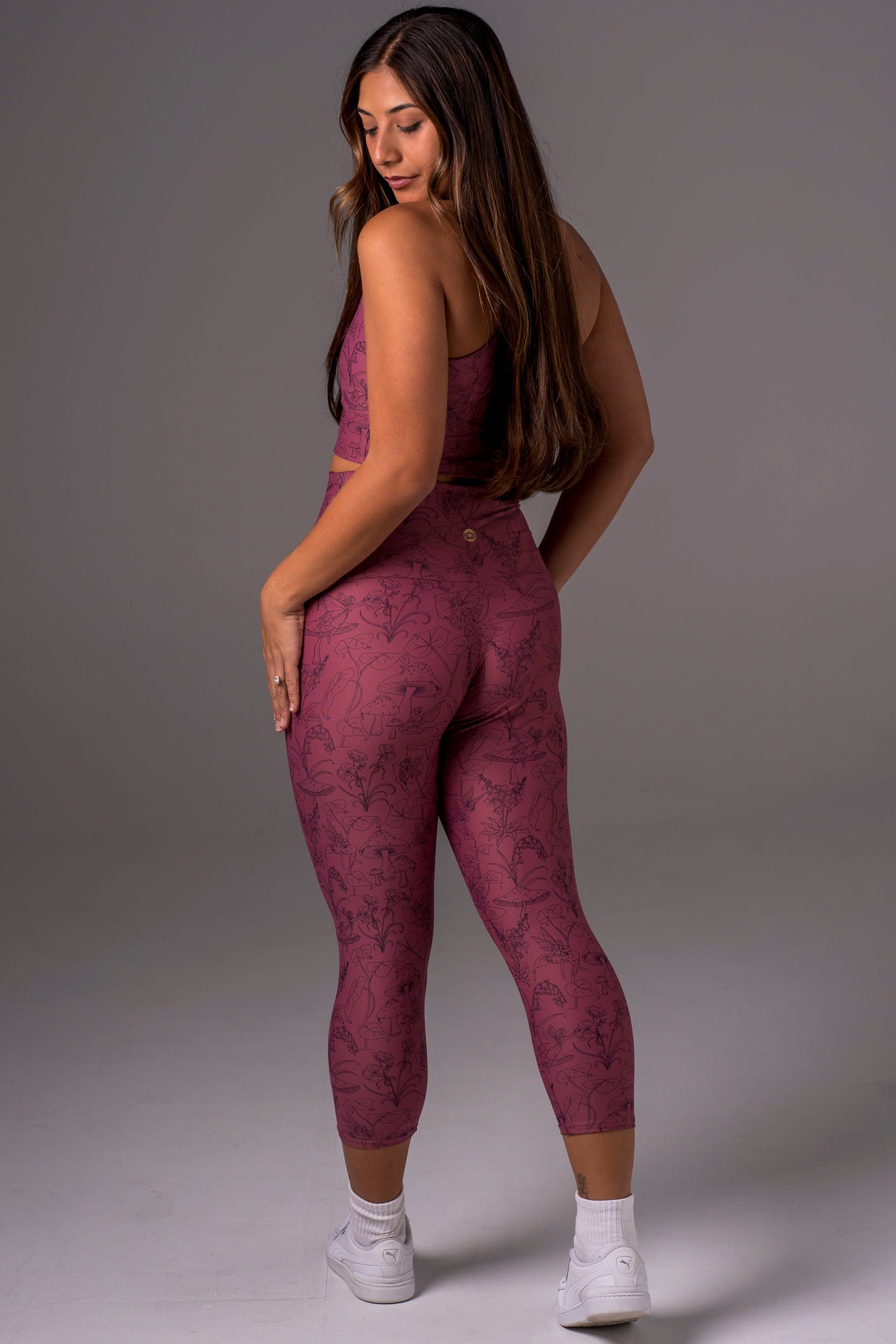 Fairy Garden Dynamic Extra High Waisted Capri Leggings
