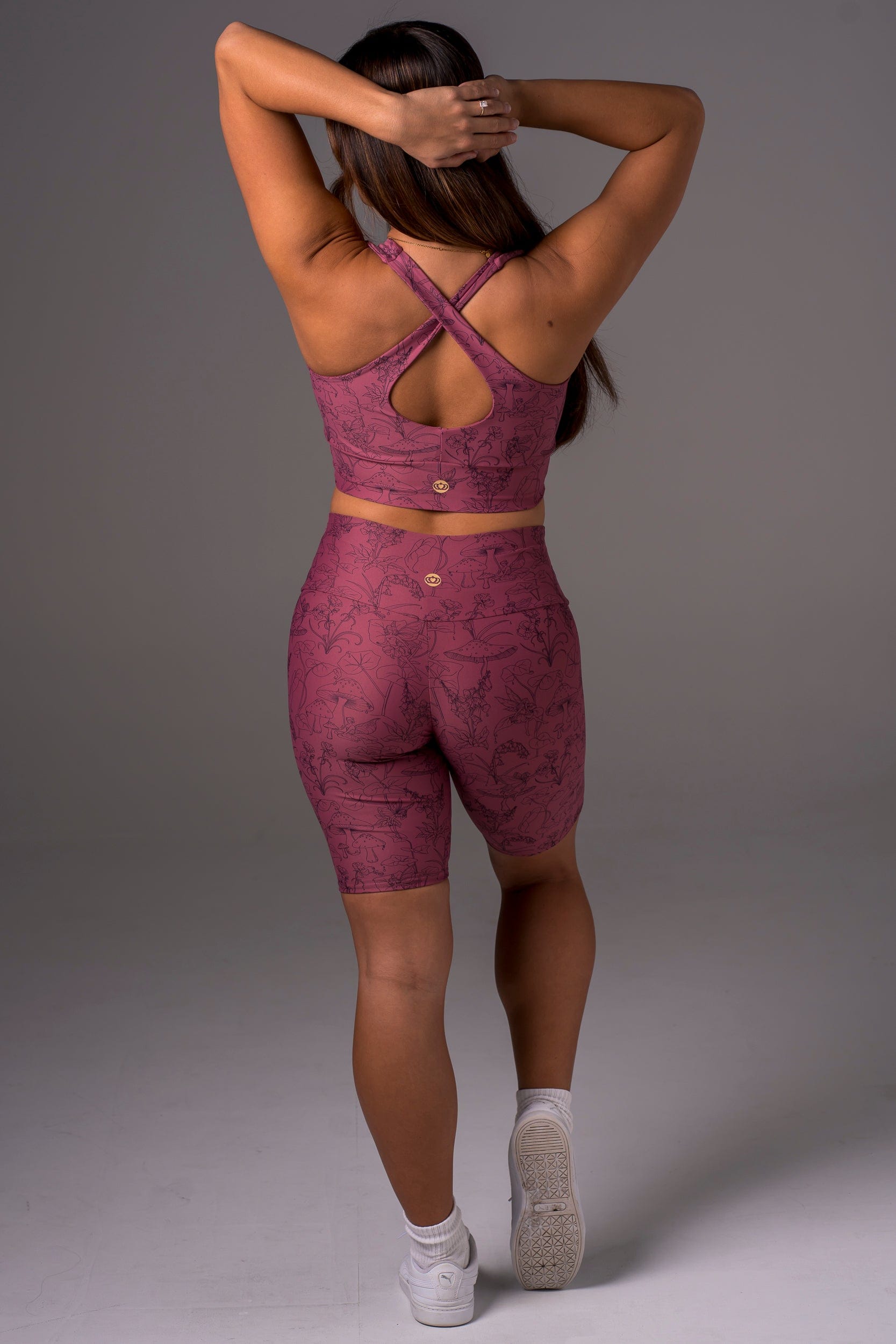 Fairy Garden Dynamic High Waisted Bike Shorts