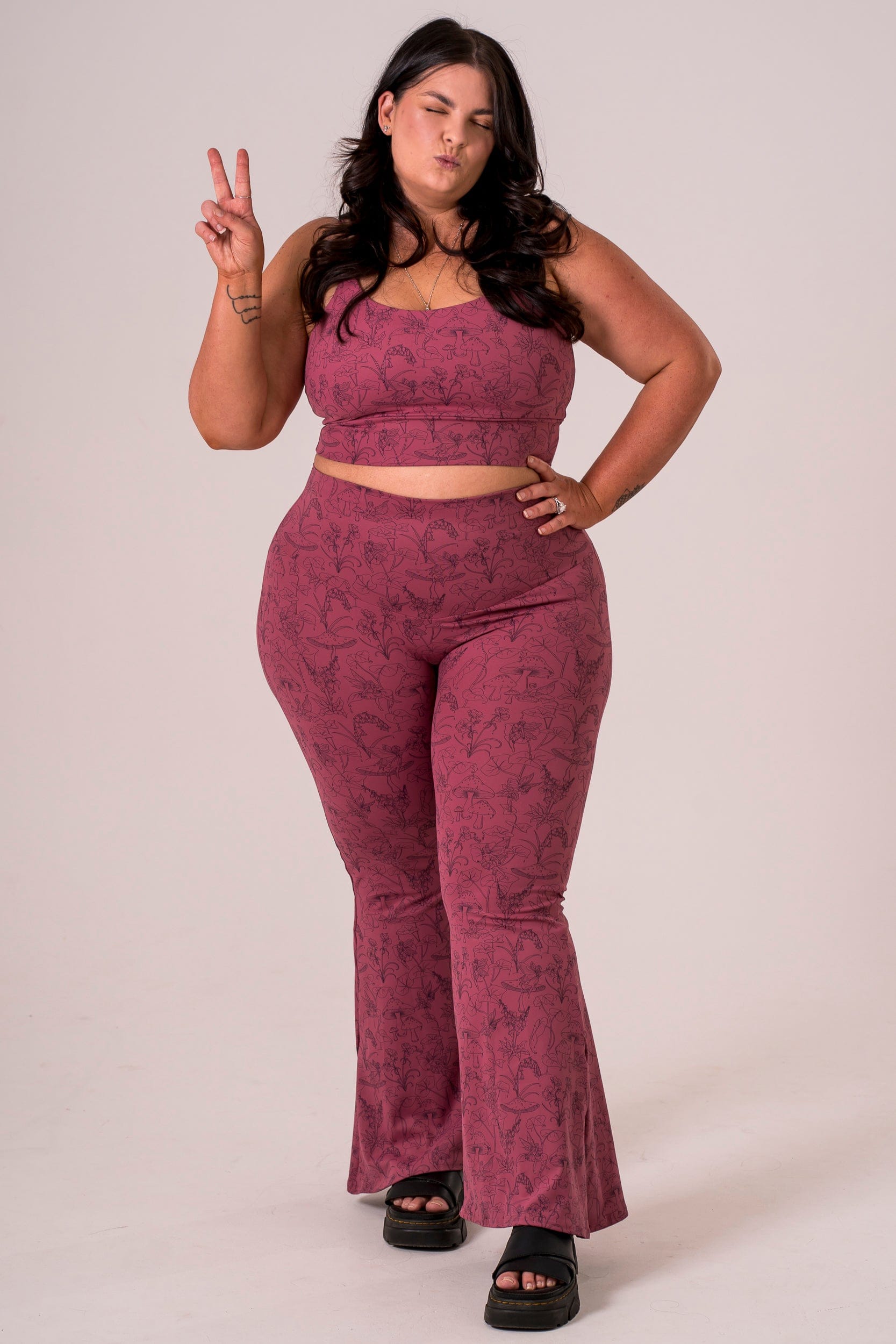 Fairy Garden Luxe Pocket Yoga Pants