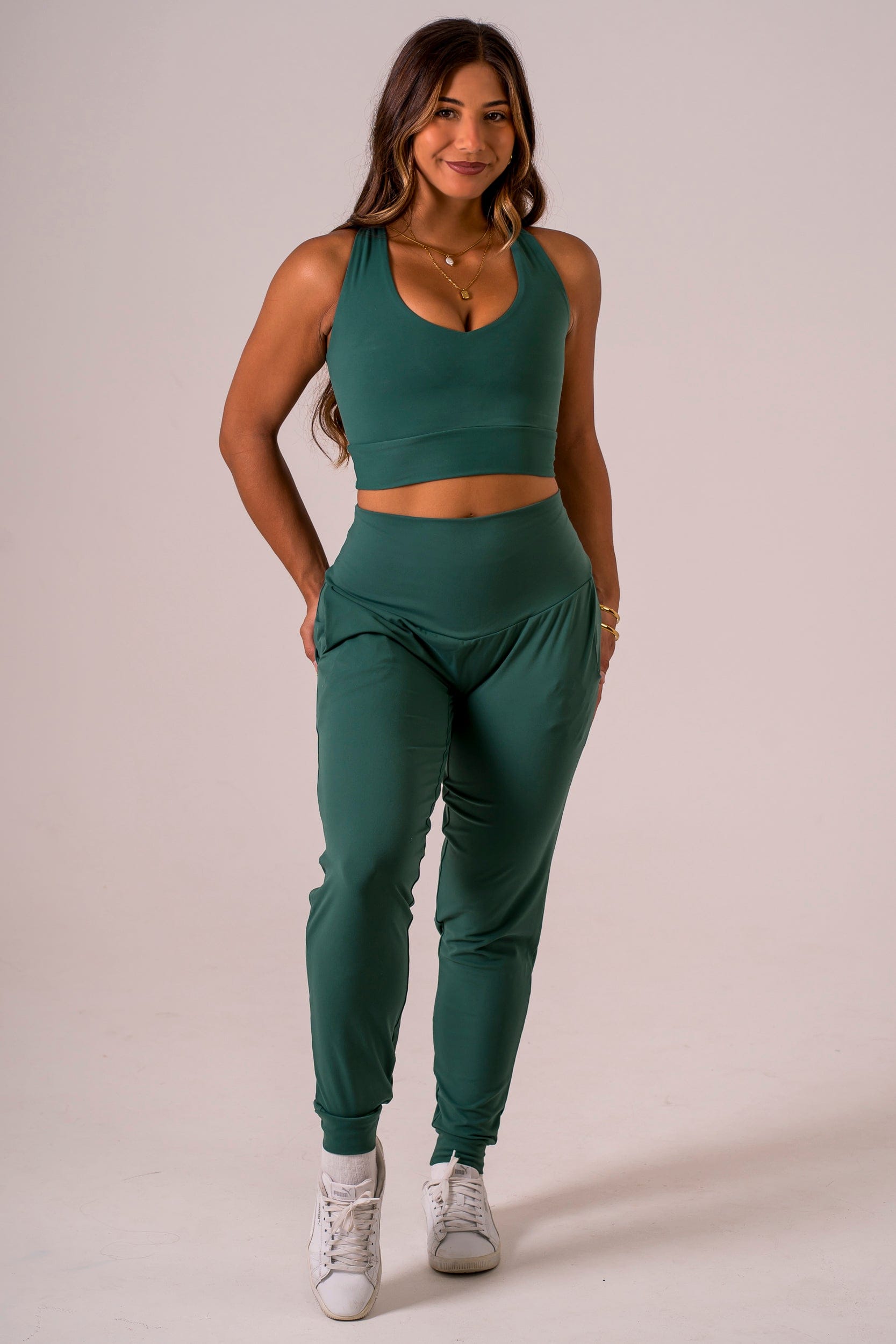 Forest Luxe Long Jogger
