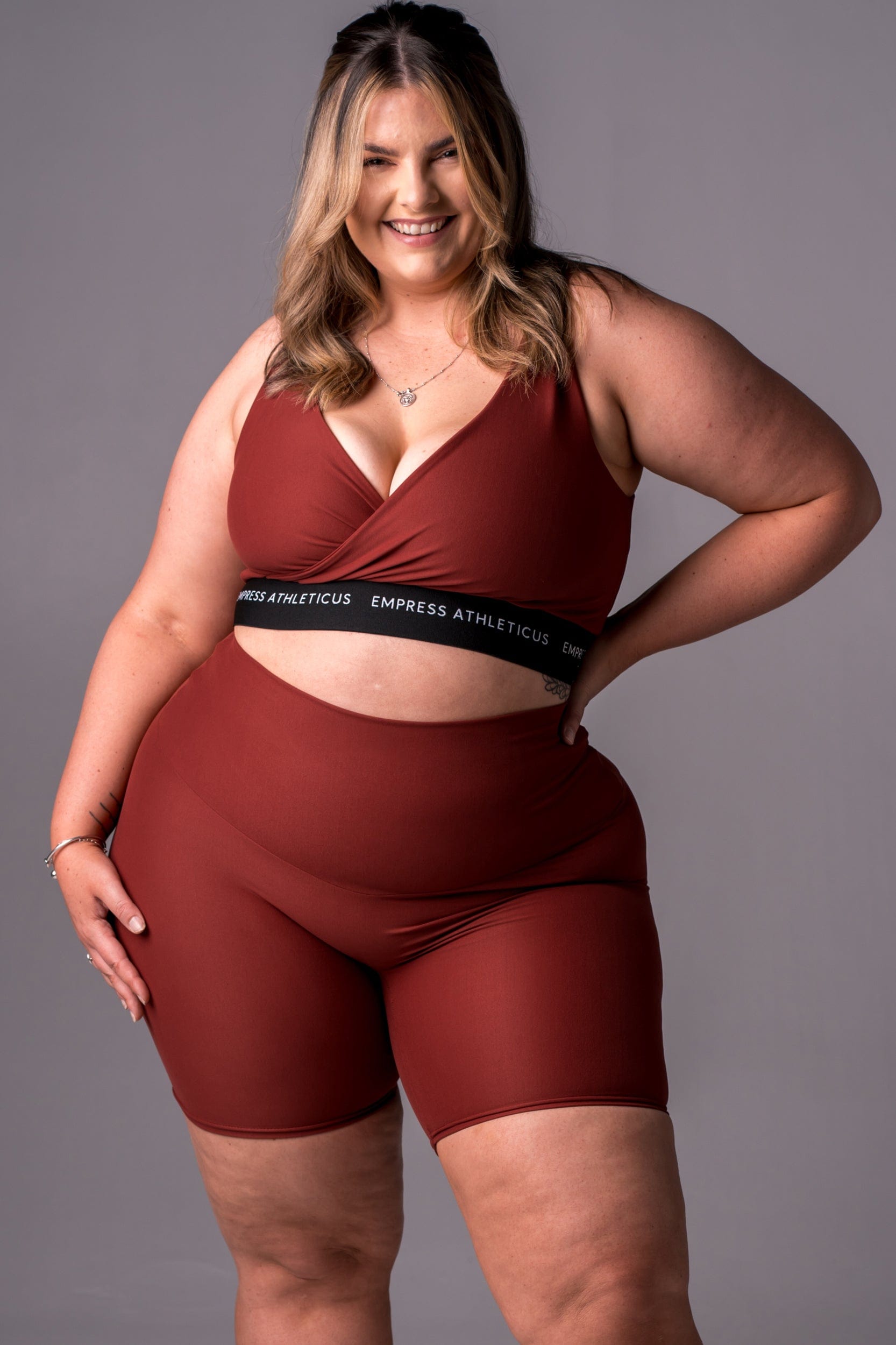Henna Dynamic High Waisted Seamless Front Booty Shorts