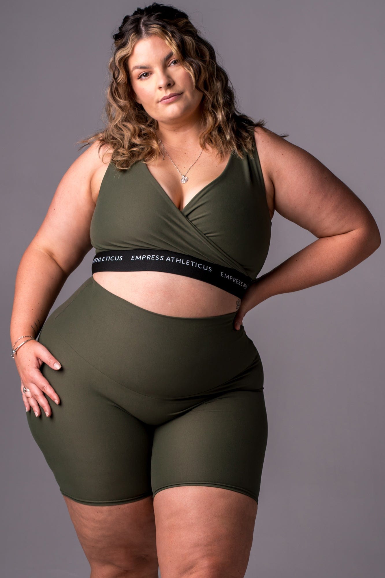 Huntress Dynamic High Waisted Seamless Front Booty Shorts