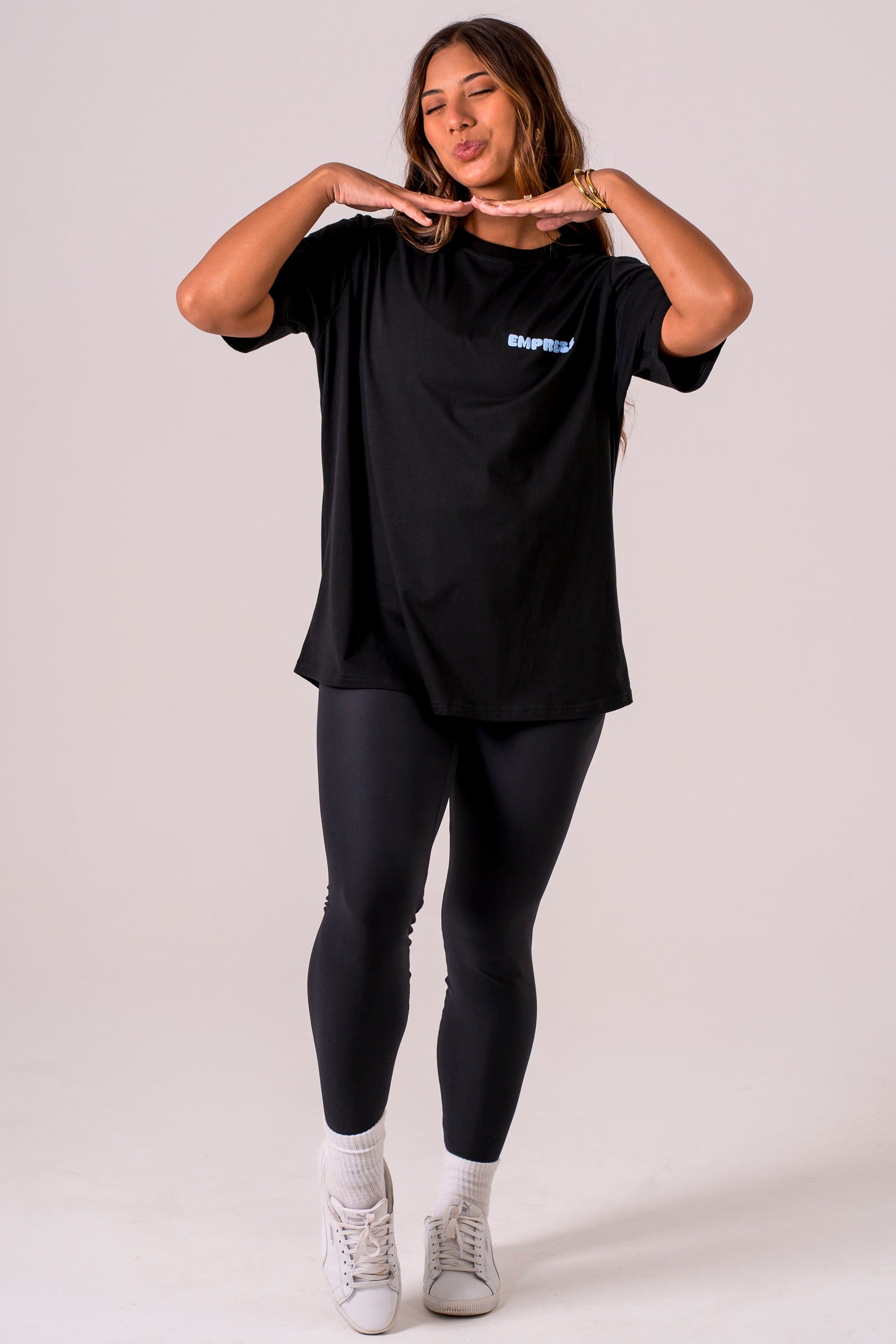 Kindness Black Oversized T-Shirt