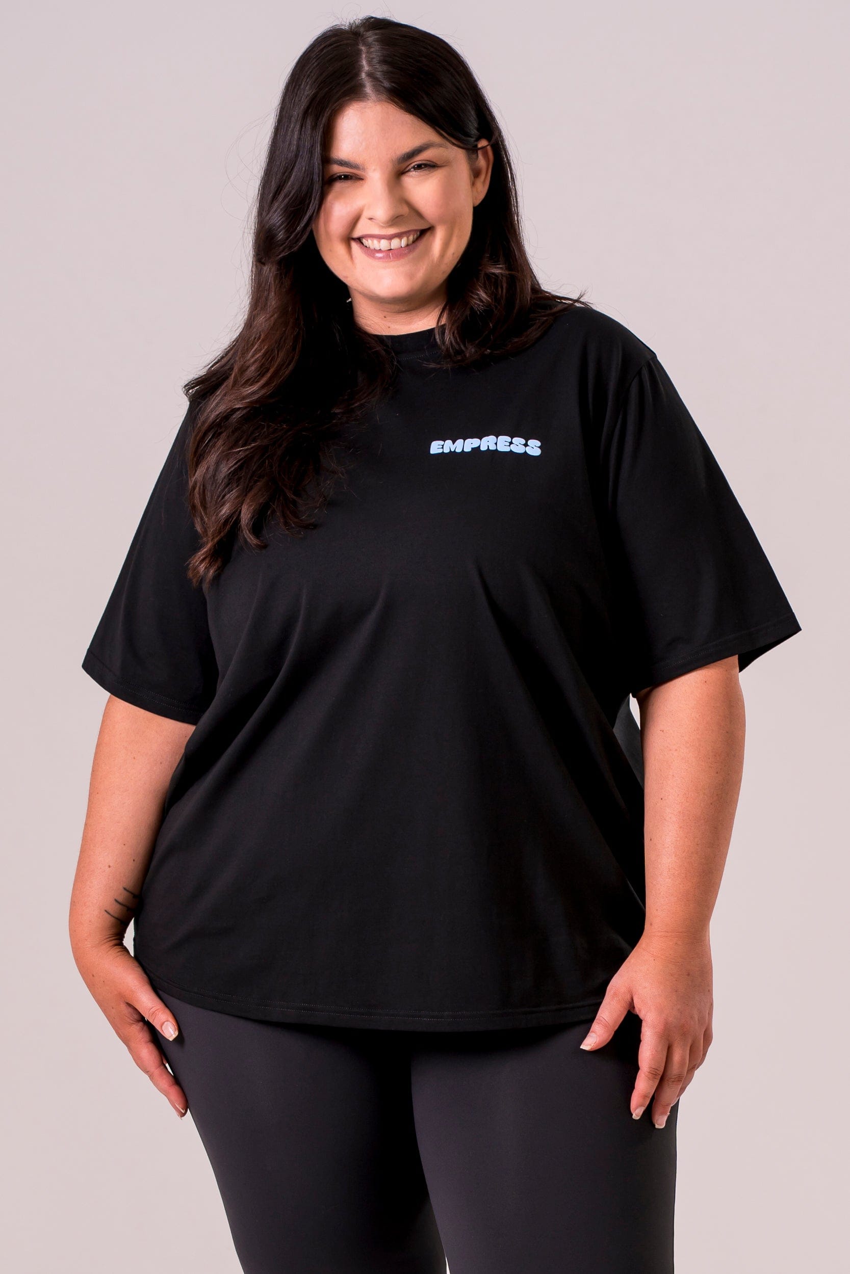 Kindness Black Oversized T-Shirt