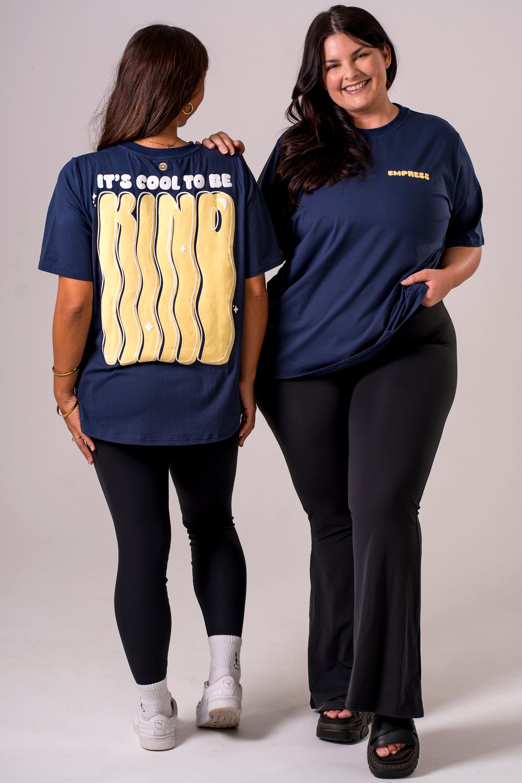 Kindness Navy Oversized T-Shirt