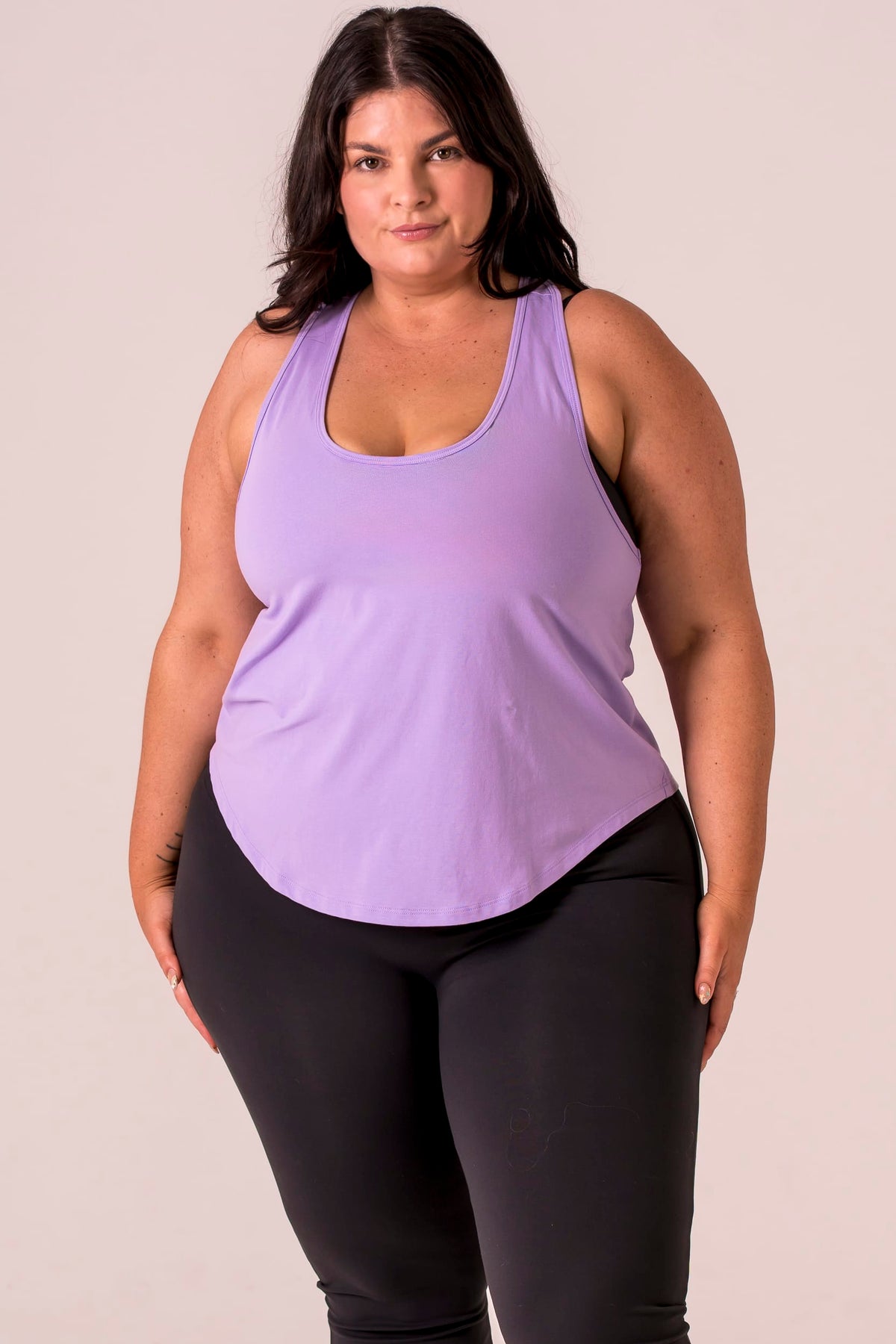 Lavender Racer Tank