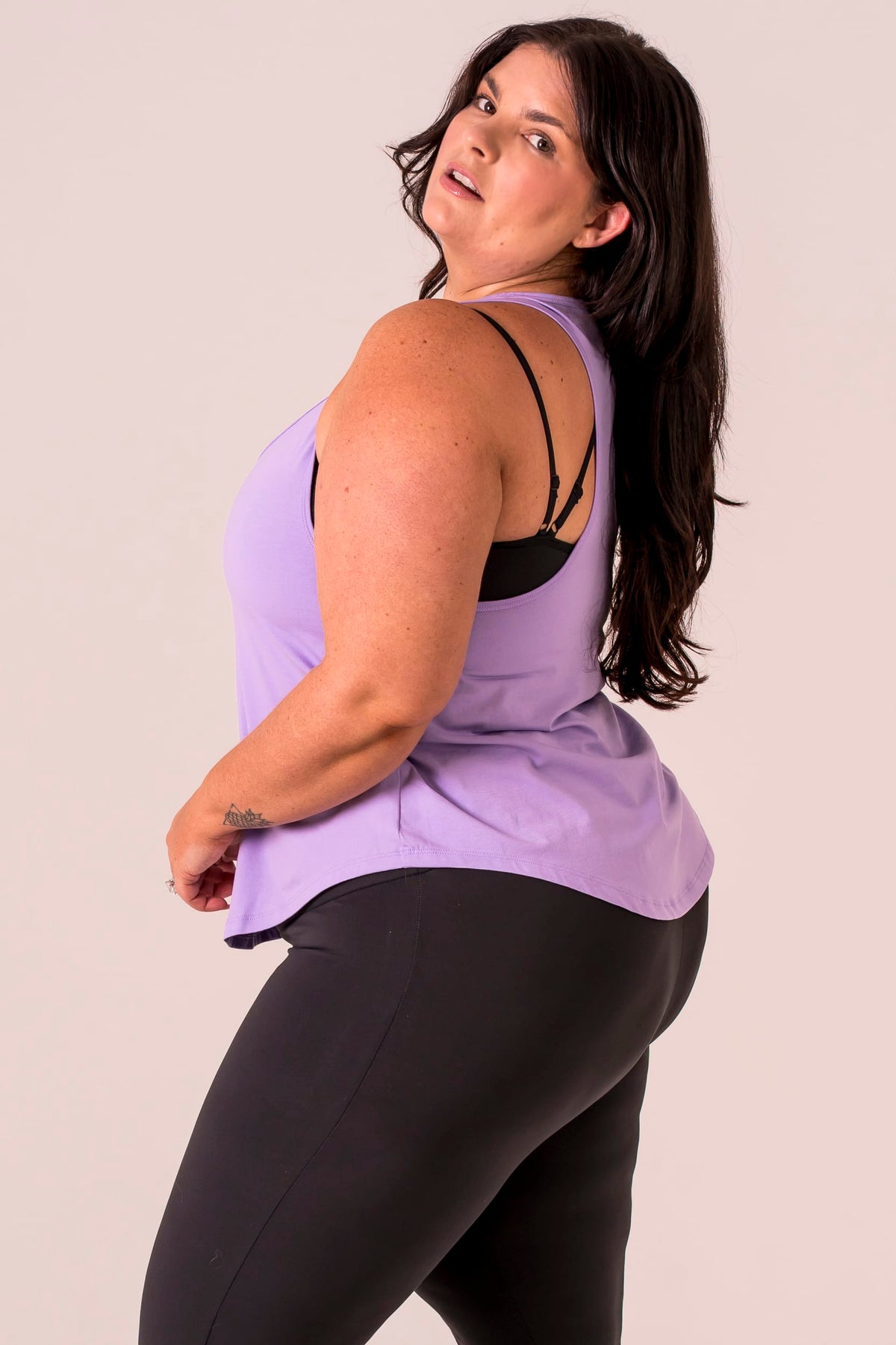 Lavender Racer Tank