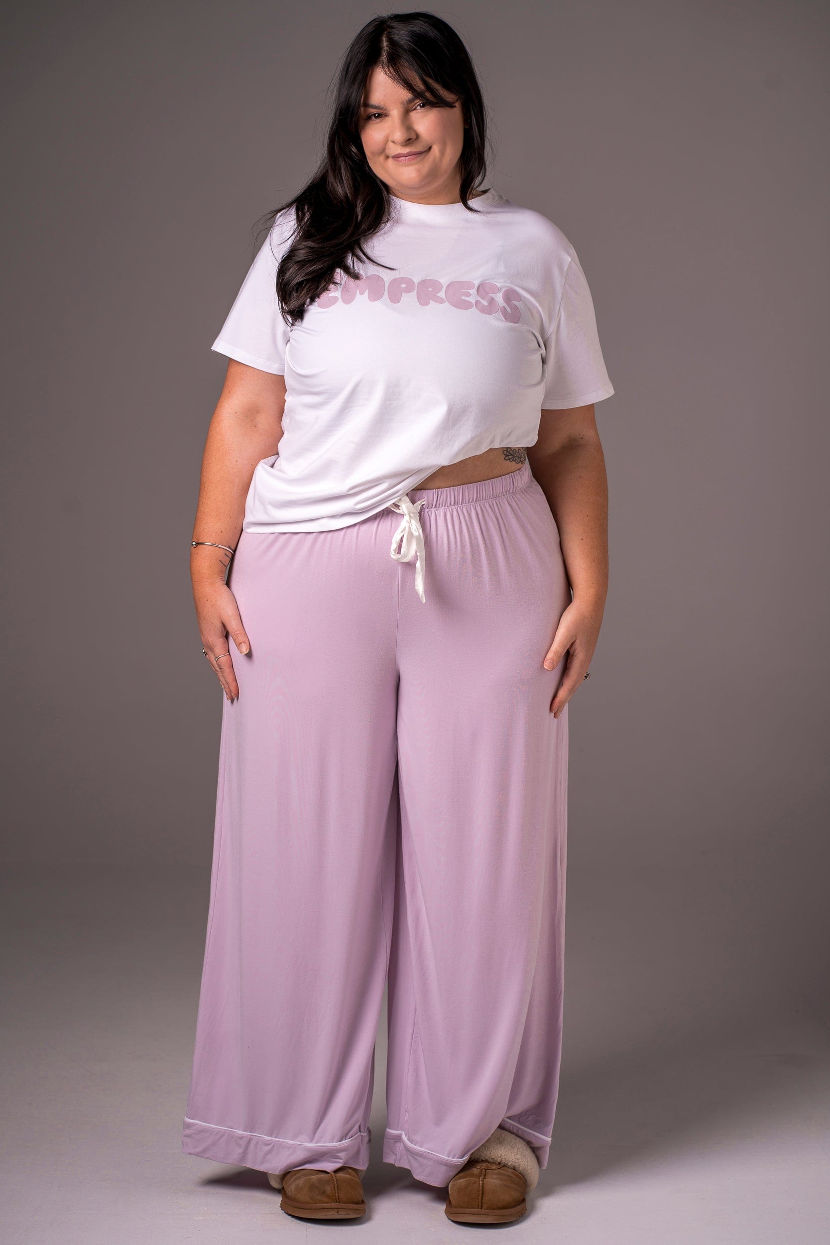 Lilac Bamboo Pyjama Pants