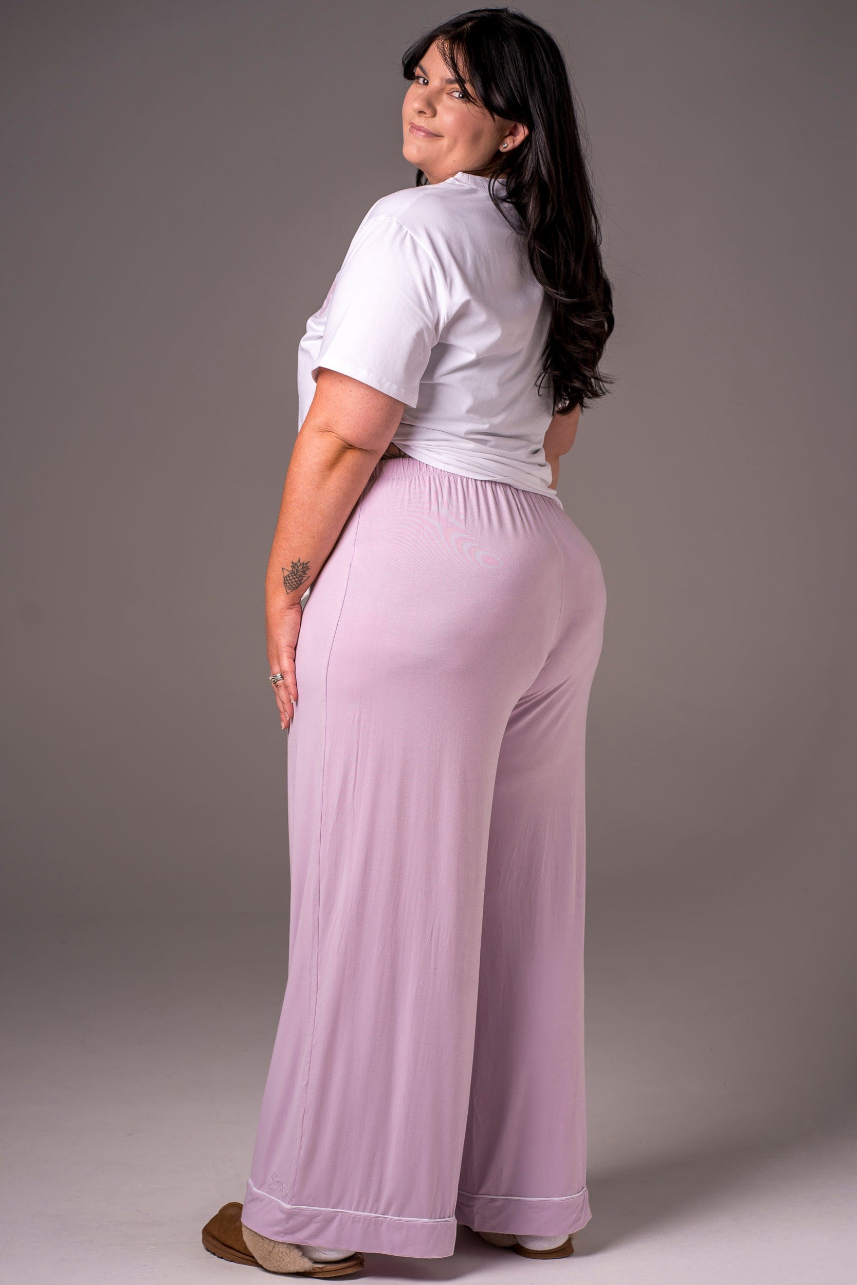 Lilac Bamboo Pyjama Pants