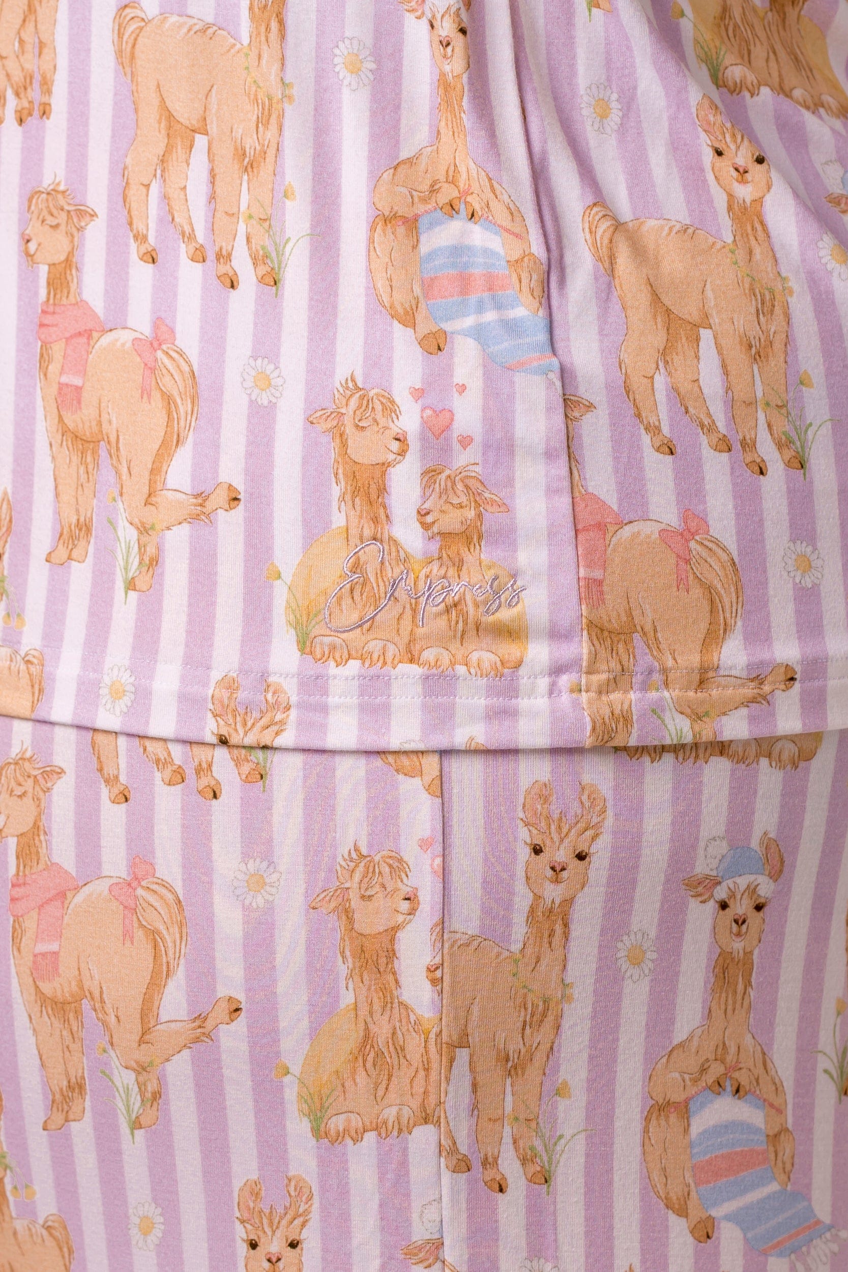 Llama Bamboo Pyjama Shirt