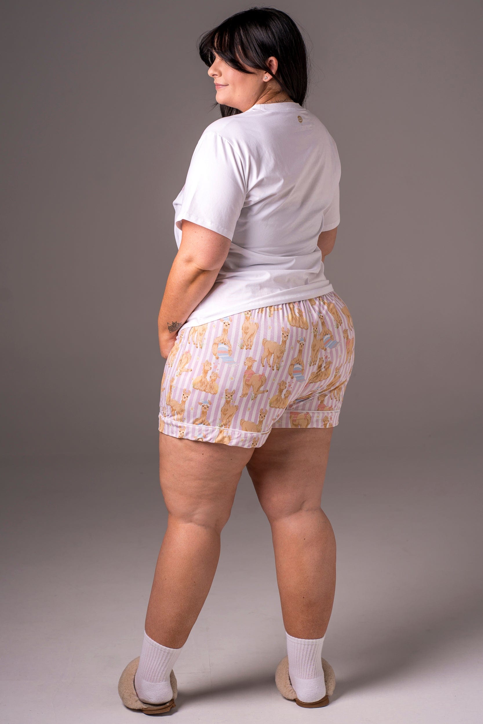 Llama Bamboo Pyjama Shorts