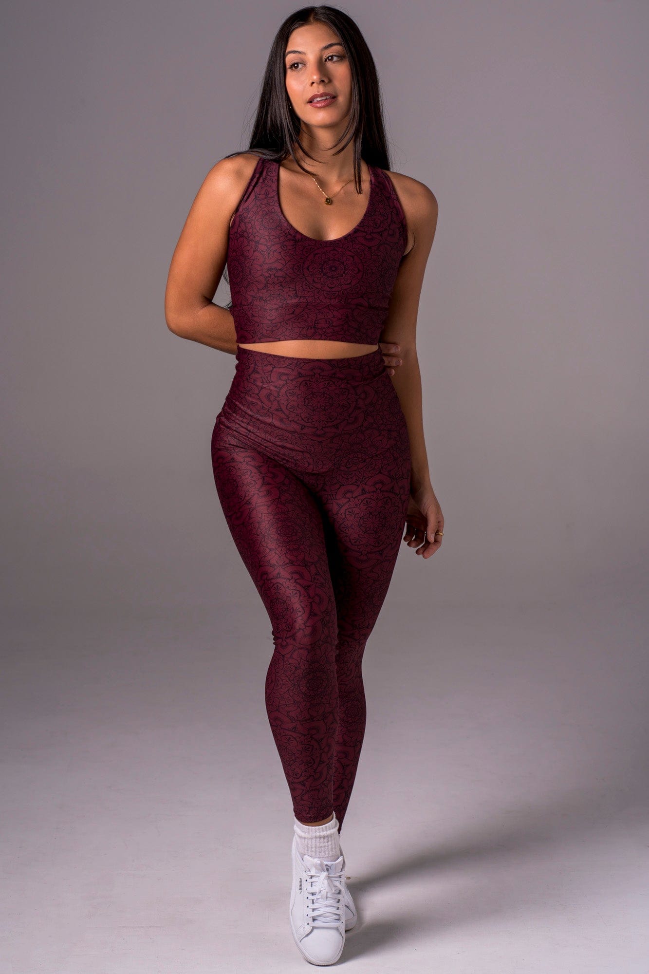 Mandala Dynamic Extra High Waisted Ankle Biter Leggings