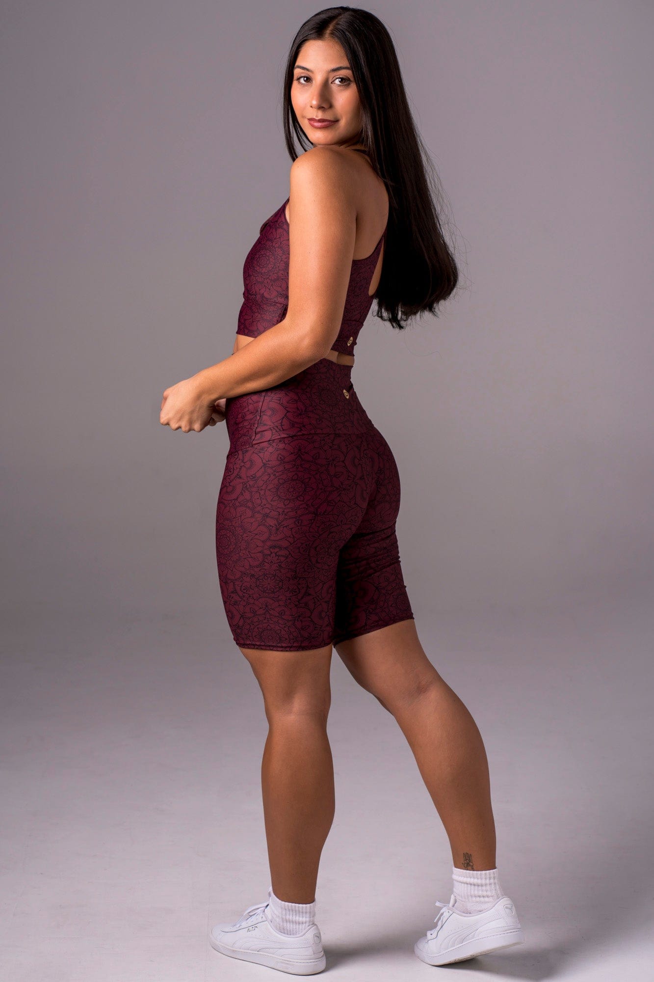 Mandala Dynamic Extra High Waisted Bike Shorts
