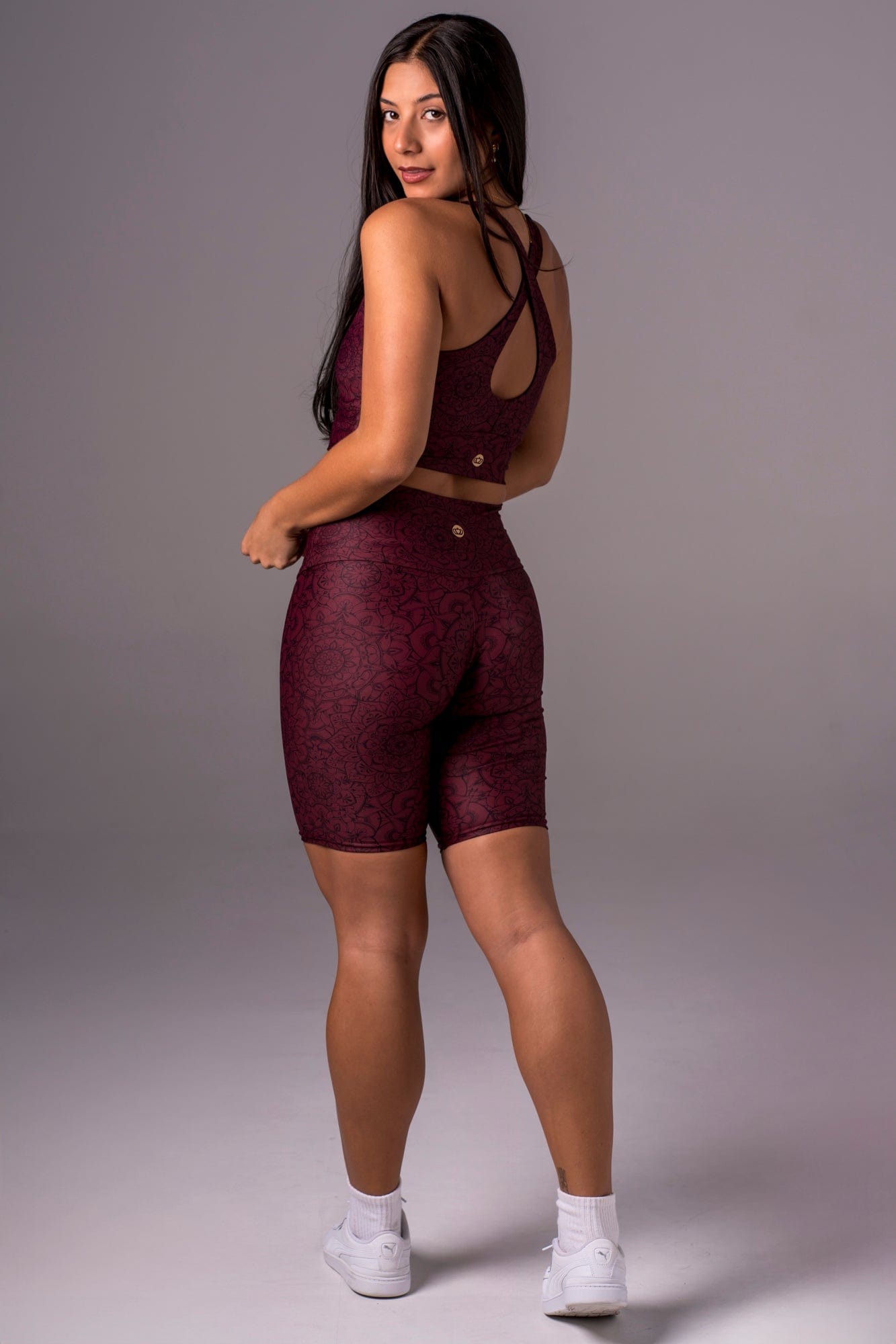 Mandala Dynamic High Waisted Bike Shorts