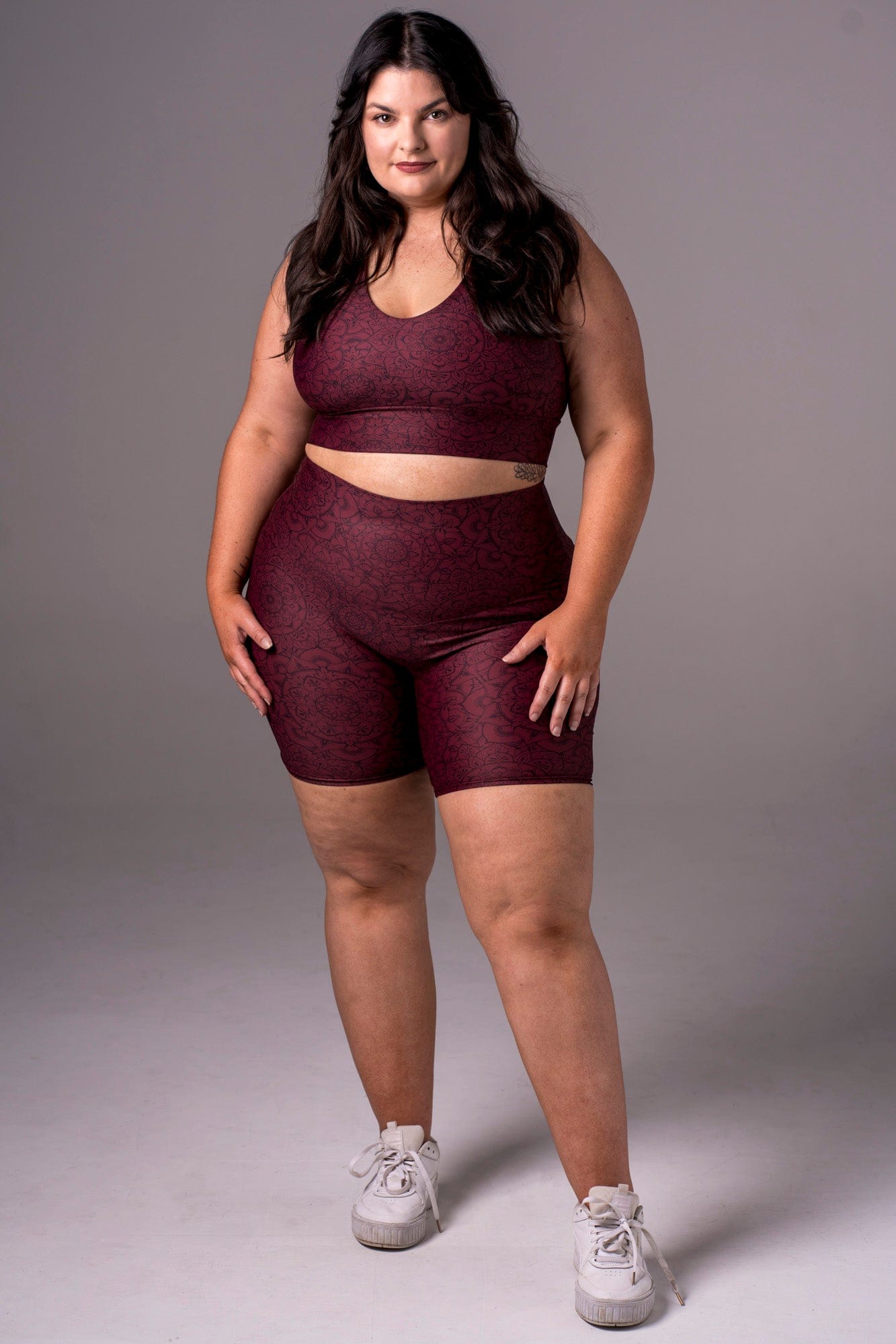 Mandala Dynamic High Waisted Booty Shorts