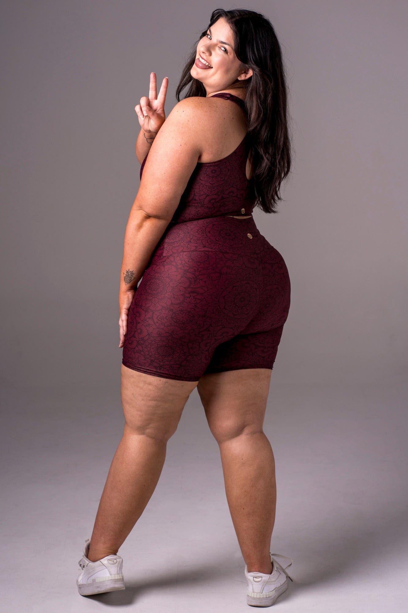 Mandala Dynamic High Waisted Booty Shorts
