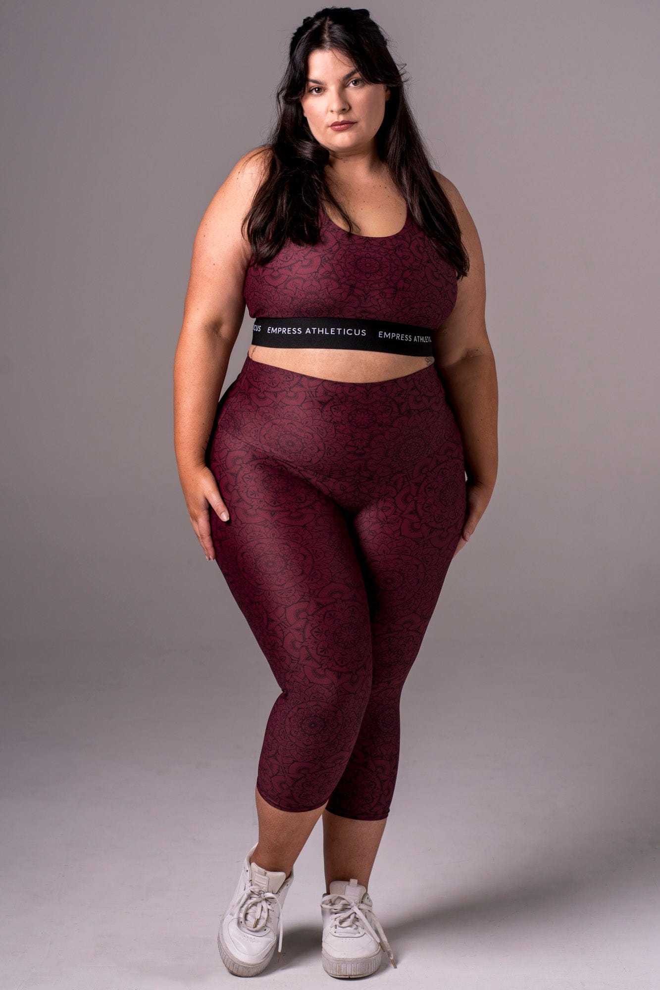 Mandala Dynamic High Waisted Capri Leggings