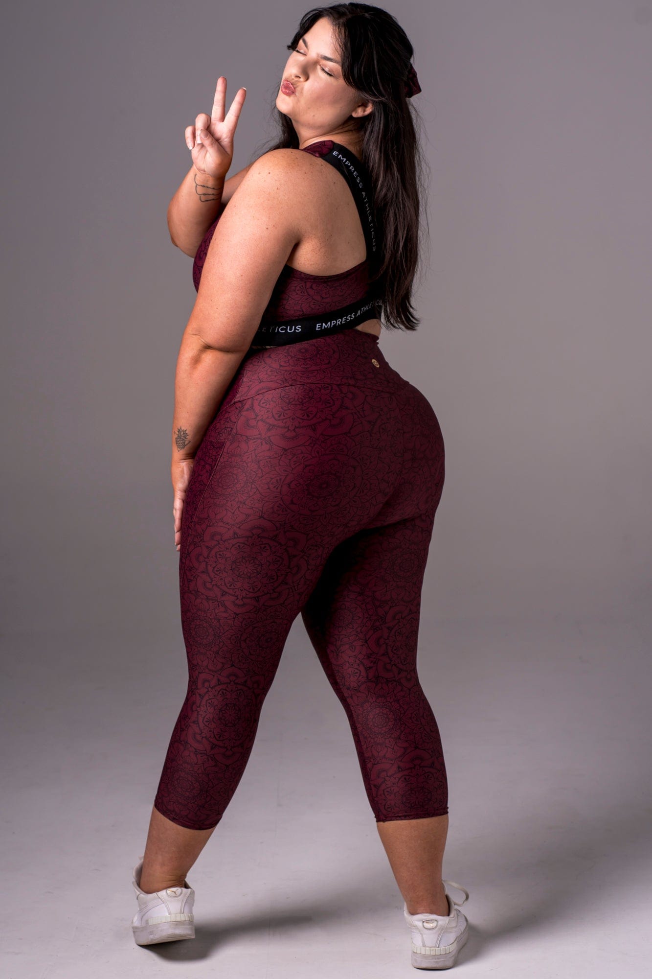Mandala Dynamic High Waisted Pocket Capri Leggings