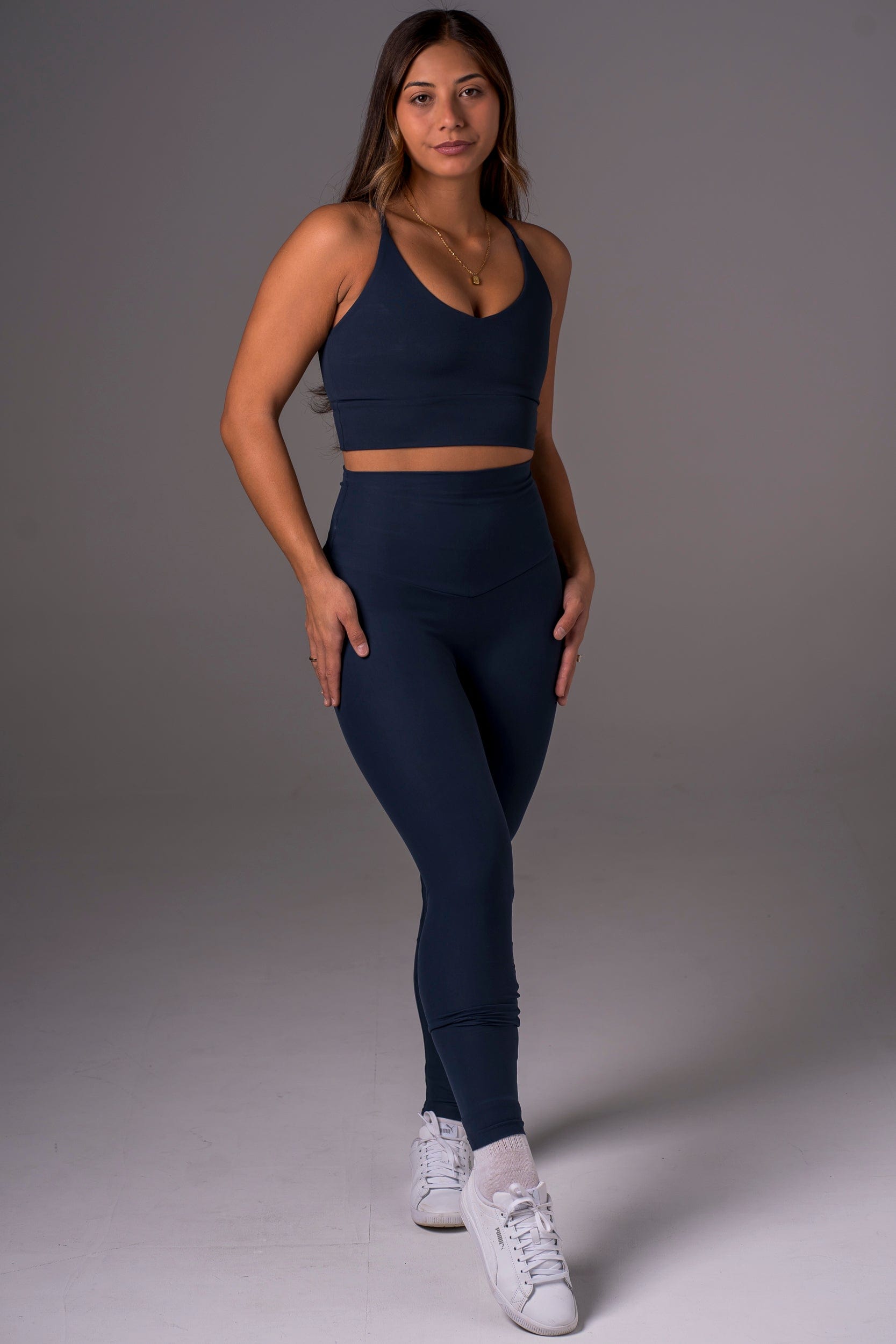 Midnight Dynamic High Waisted Ankle Biter Leggings