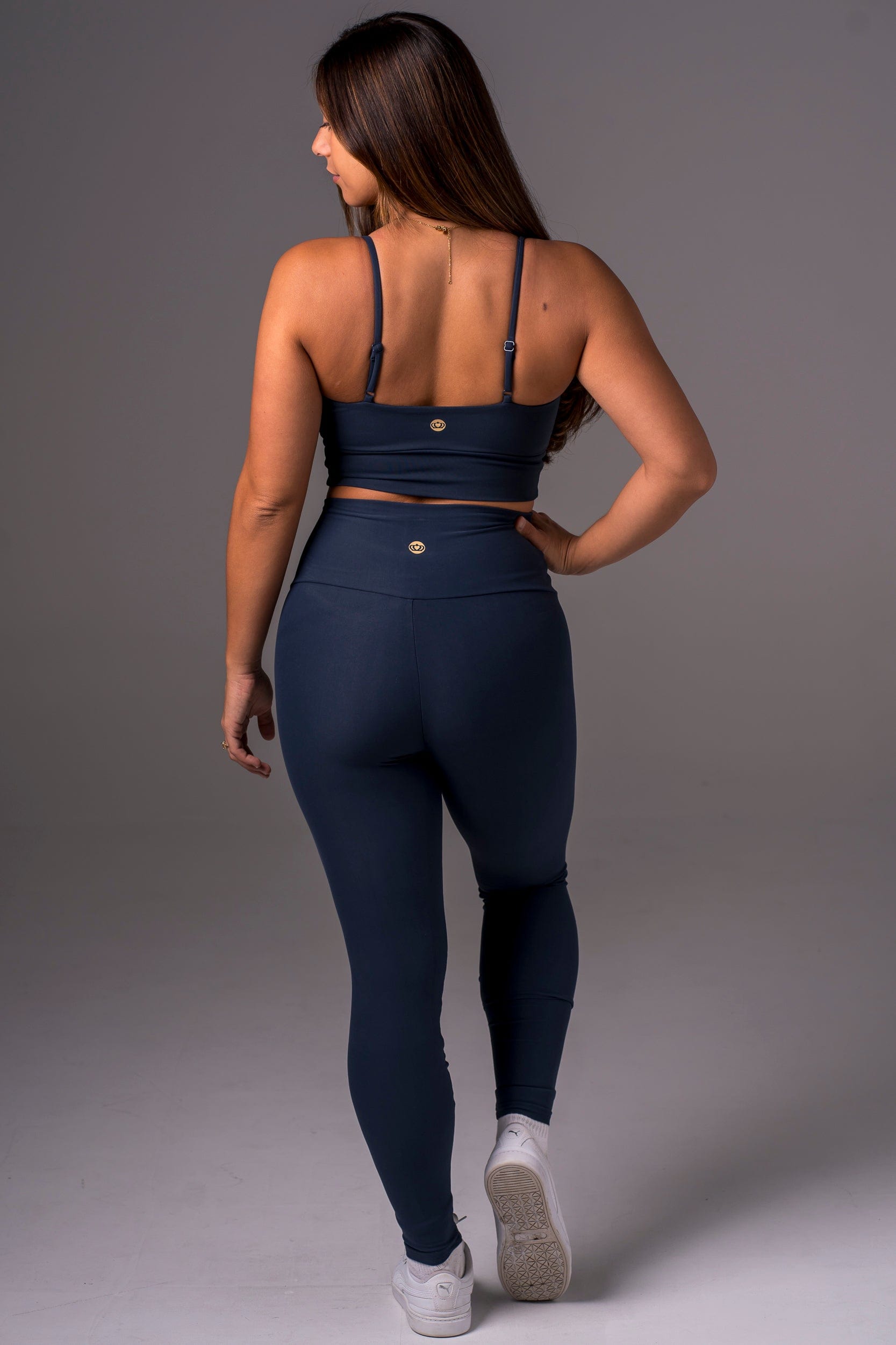 Midnight Dynamic High Waisted Ankle Biter Leggings