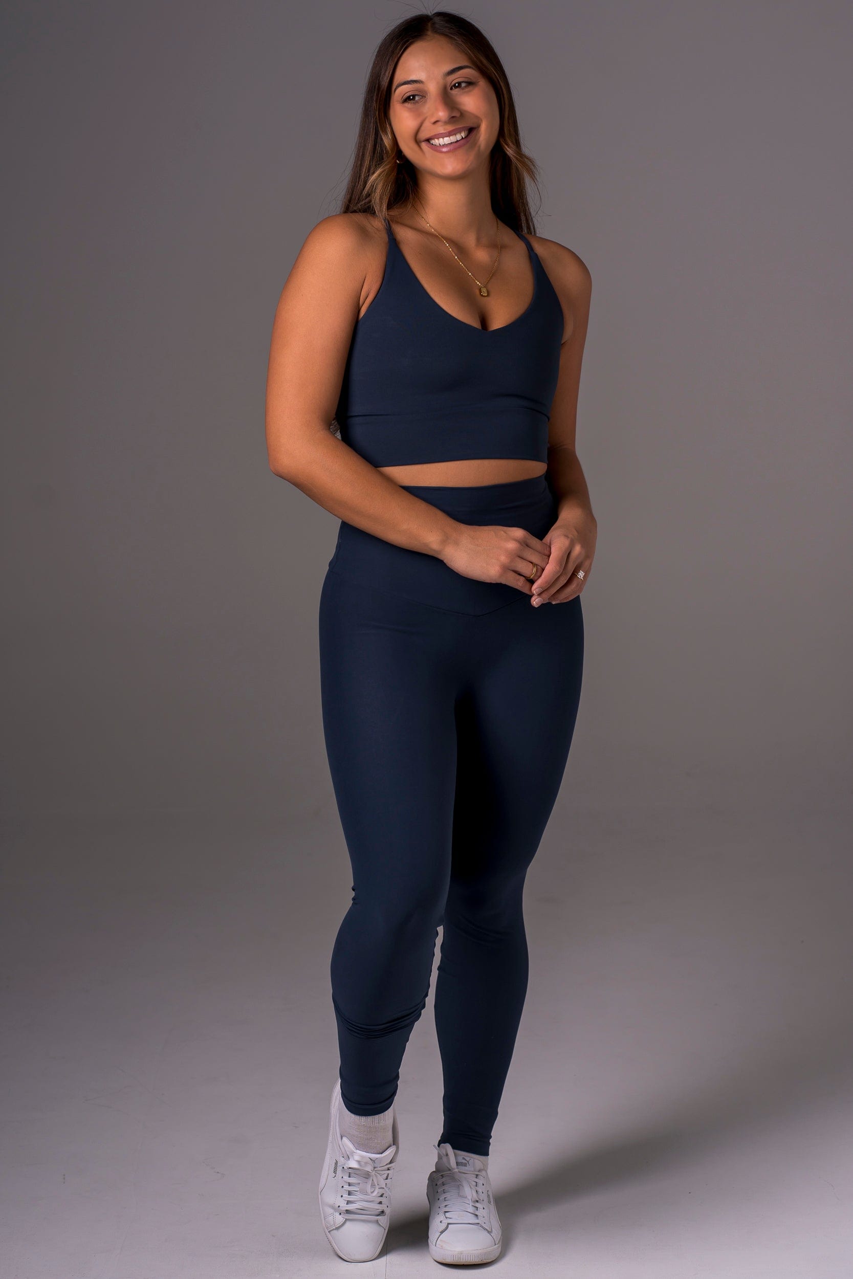 Midnight Dynamic High Waisted Ankle Biter Leggings