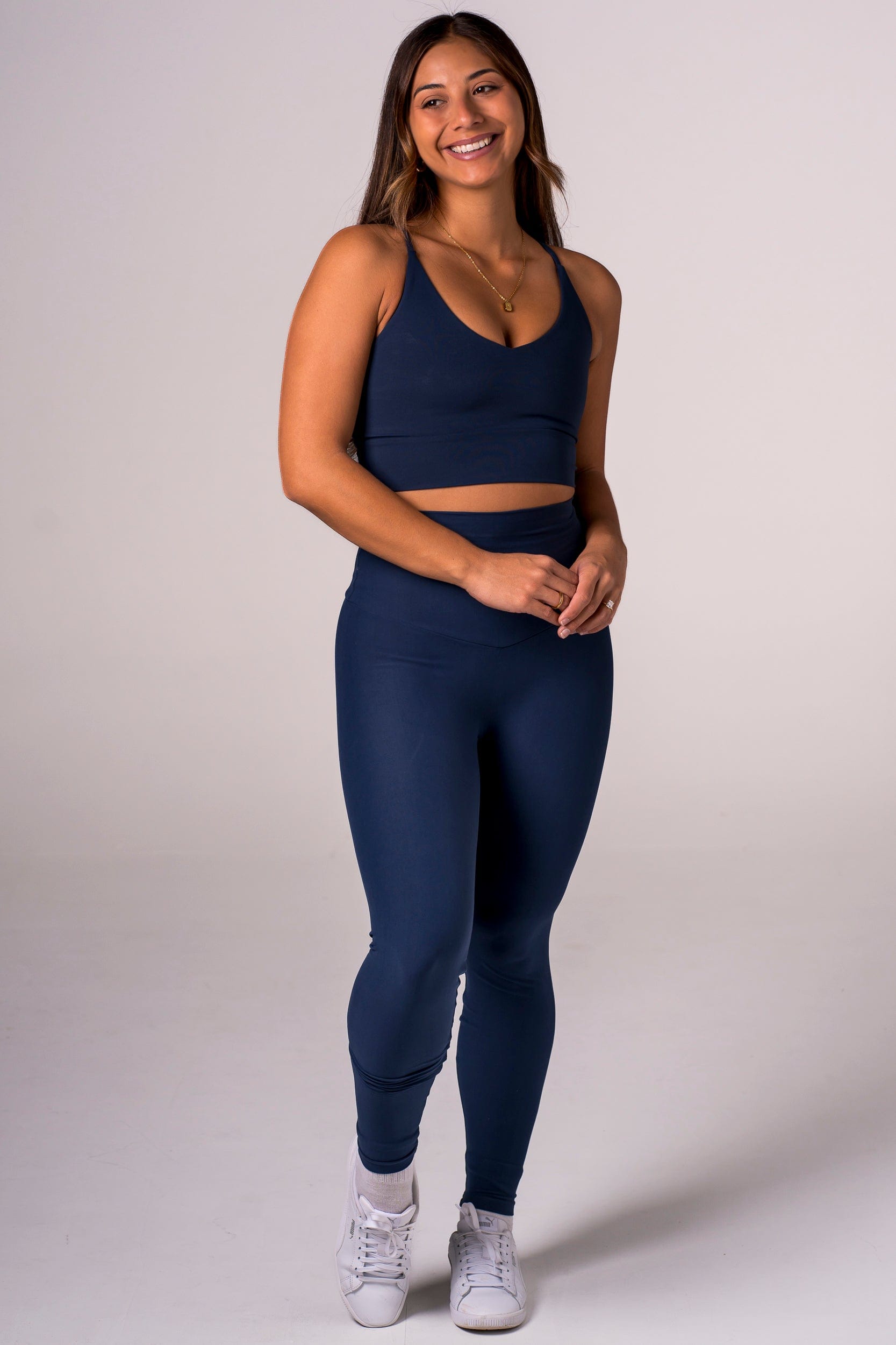 Midnight Dynamic High Waisted Ankle Biter Leggings