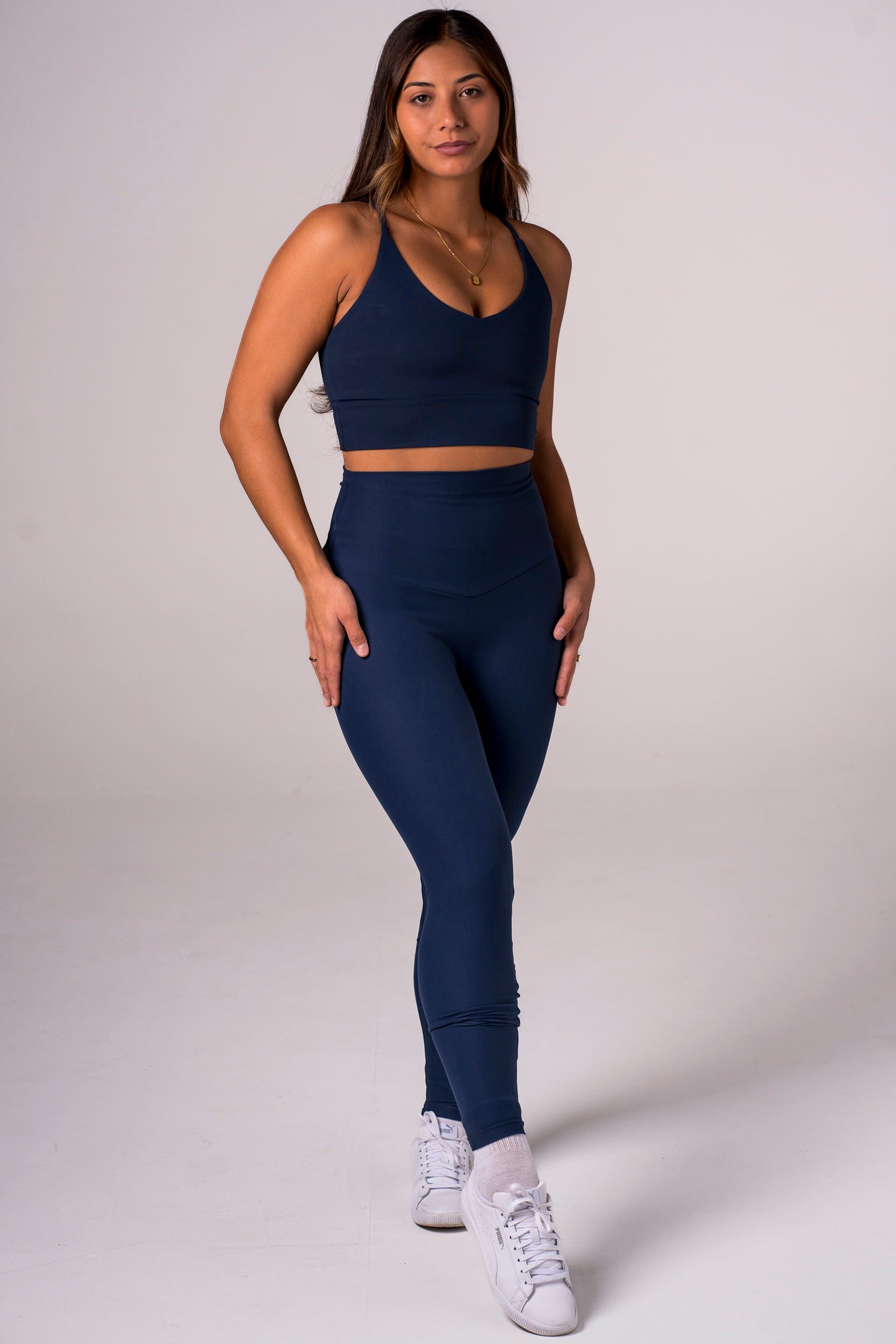 Midnight Dynamic High Waisted Ankle Biter Leggings