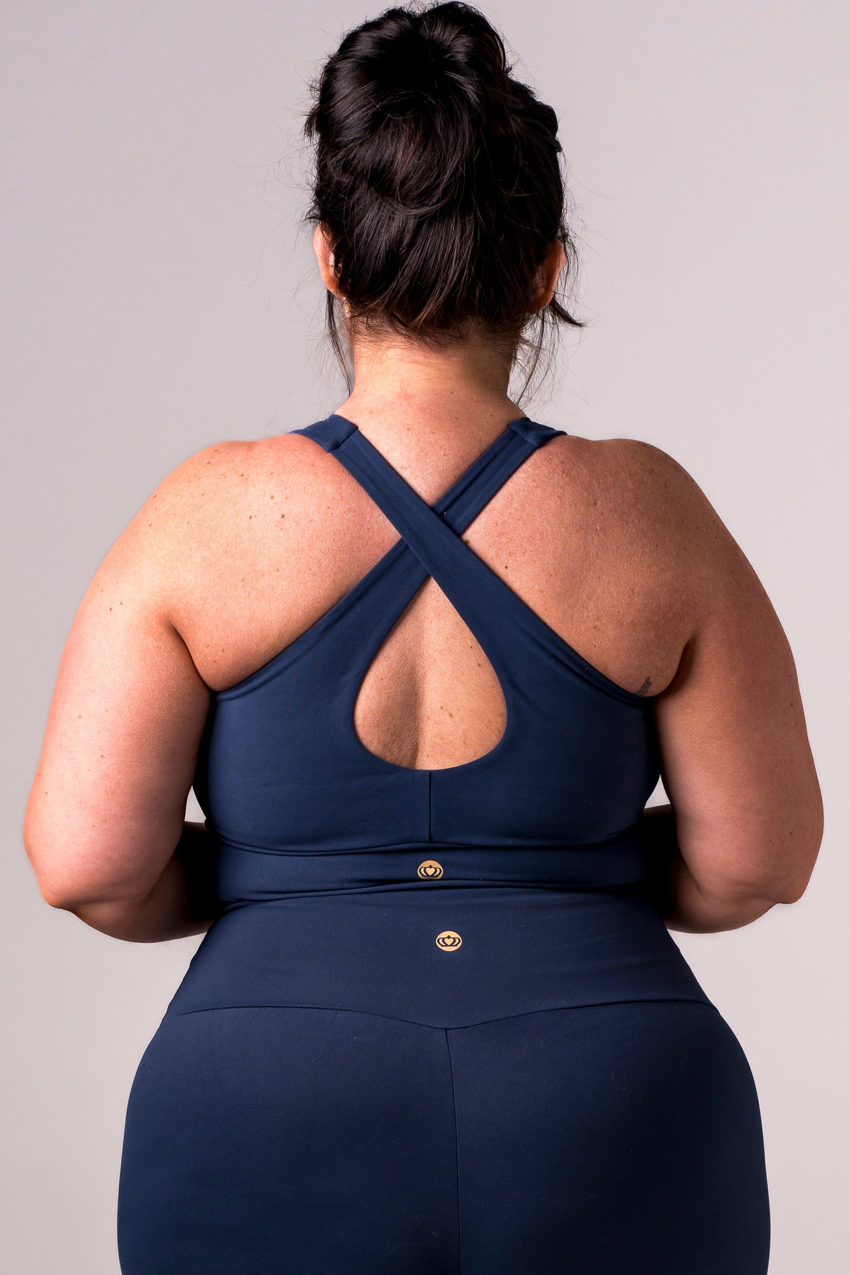 Midnight Dynamic Sports Crop