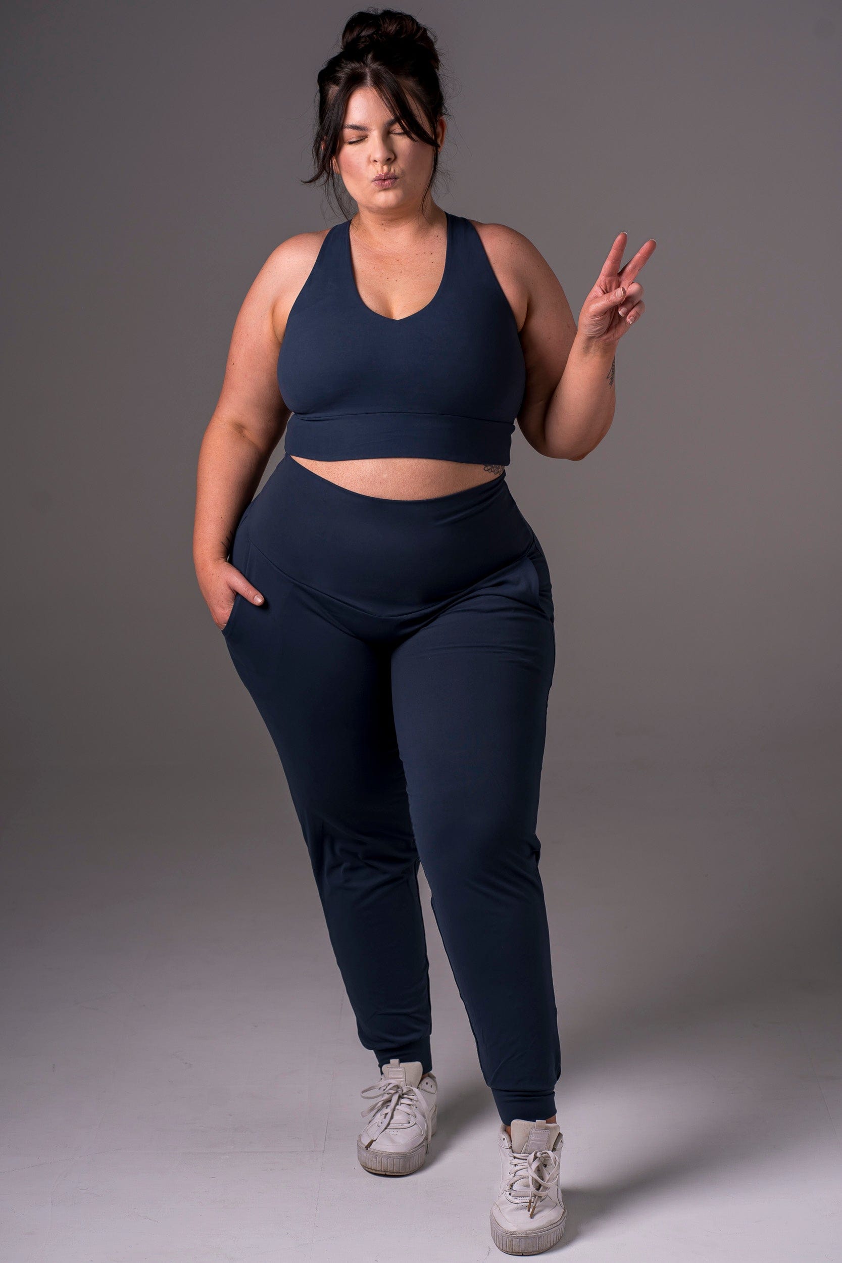 Midnight Luxe Long Jogger